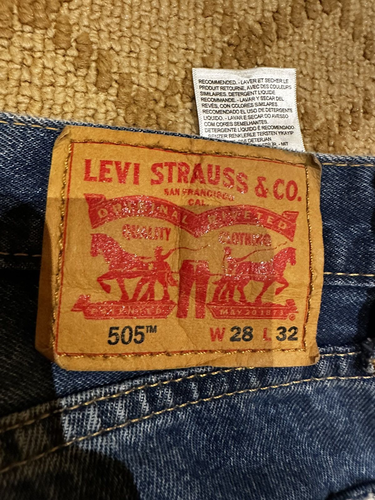 Levi's Custom Handmade Patchwork Levi’s Size US 28 / EU 44 - 3 Thumbnail