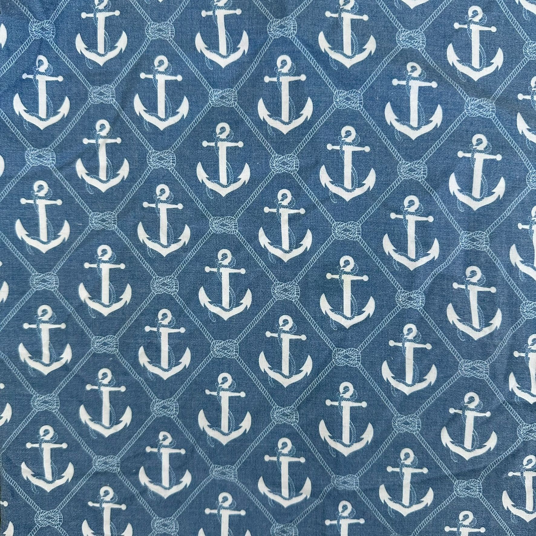 Other Happy Bay Anchor Print Hawaiian Shirt Preppy Nautical Coasta Size US M / EU 48-50 / 2 - 2 Thumbnail