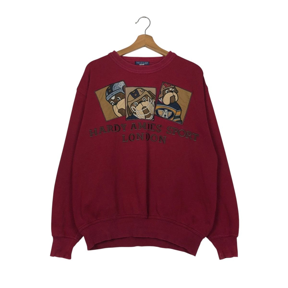 Cartoon Network 🔥VINTAGE SWEATSHIRT CREWNECK HARDY AMIES SPORT BIG LOGO Size US M / EU 48-50 / 2 - 3 Thumbnail
