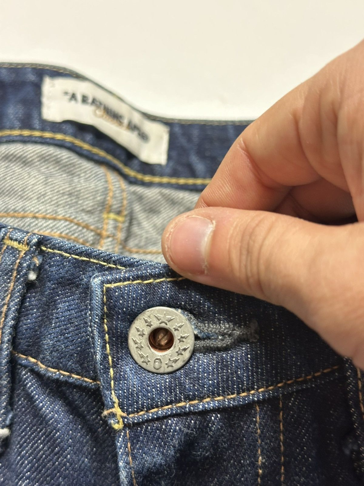 Bape Vintage Bape Embroidered Jeans Size 28" / US 6 / IT 42 - 8 Thumbnail