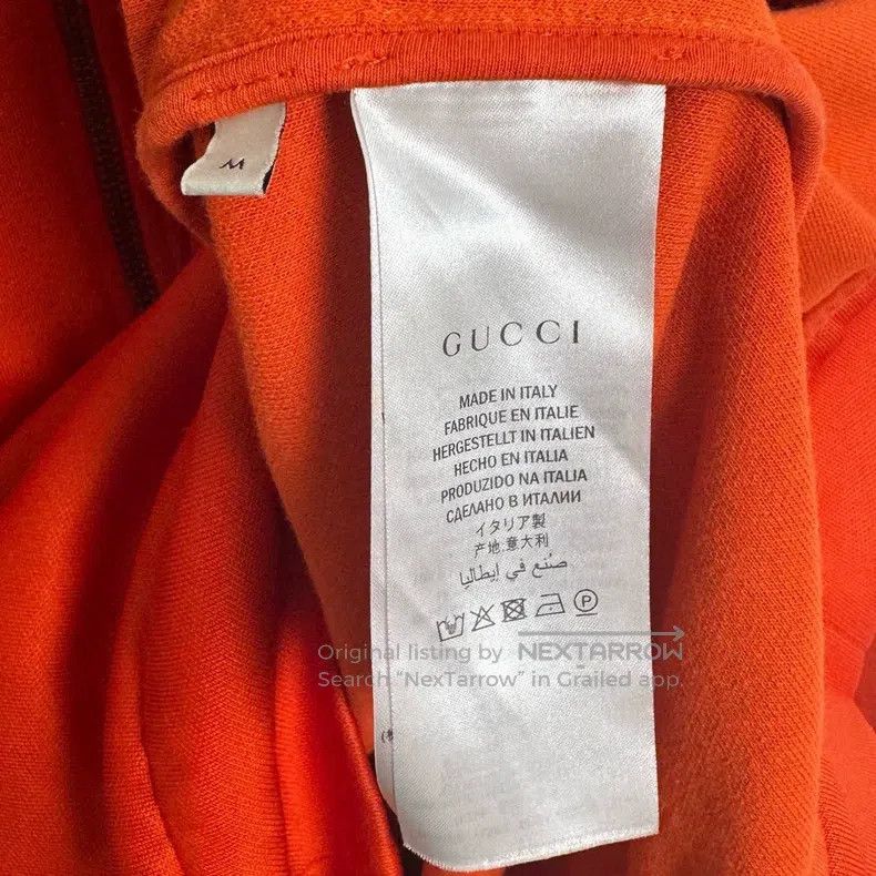 Gucci Gucci Side logo zipper sports orange jacket Size US M / EU 48-50 / 2 - 5 Thumbnail