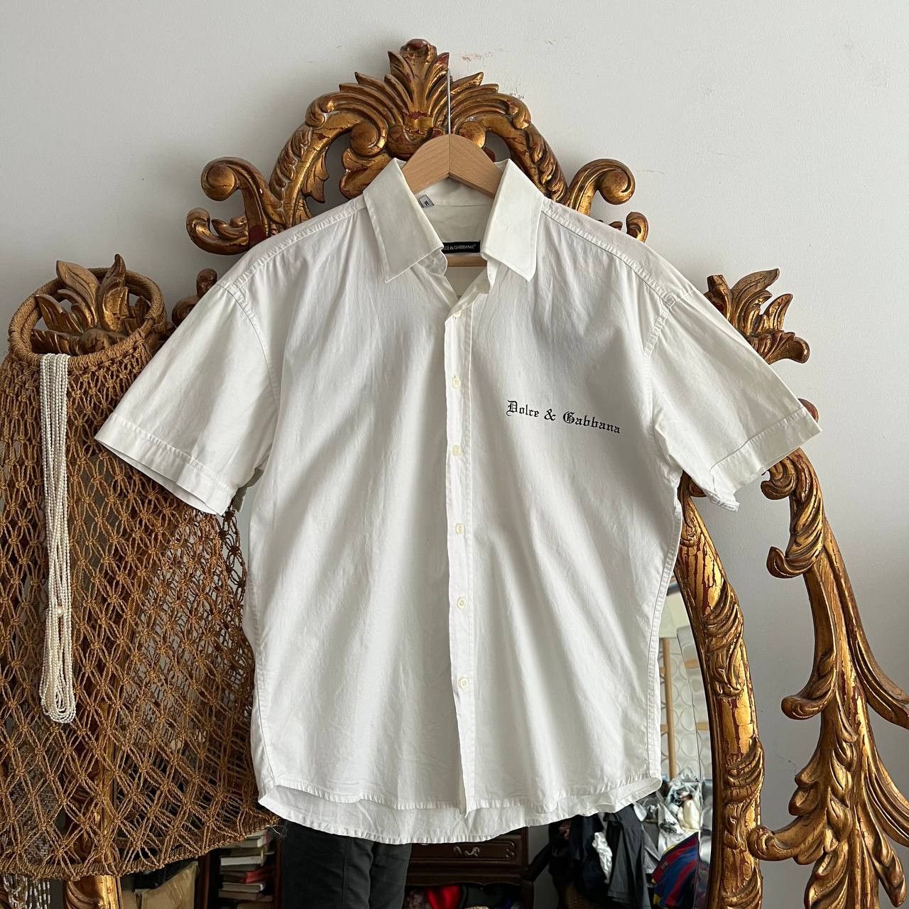 Other Vintage Dolce & Gabbana Angel Button Up Shirt Size US M / EU 48-50 / 2 - 2 Thumbnail