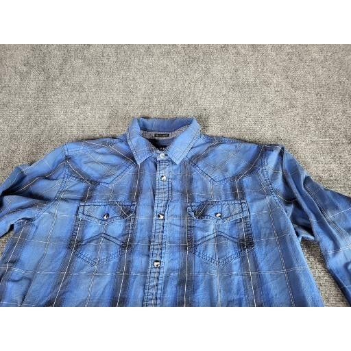 Cody James Cody James Plaid Button Up Shirt Men Sz L Blue Work Western Size US L / EU 52-54 / 3 - 2 Thumbnail