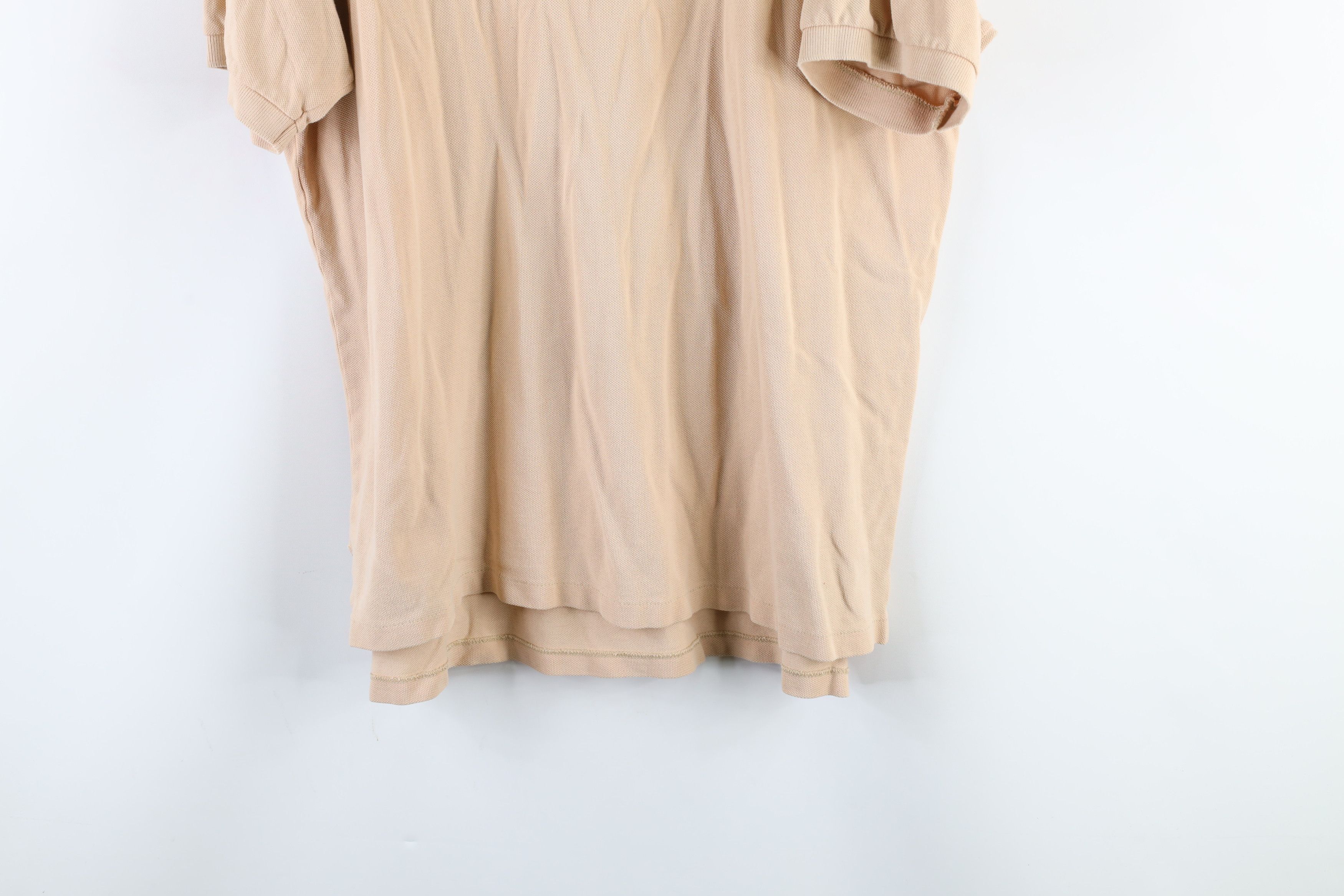 Ralph Lauren Vintage 90s Ralph Lauren Golf Polo Shirt Beige Cotton Size US L / EU 52-54 / 3 - 3 Thumbnail