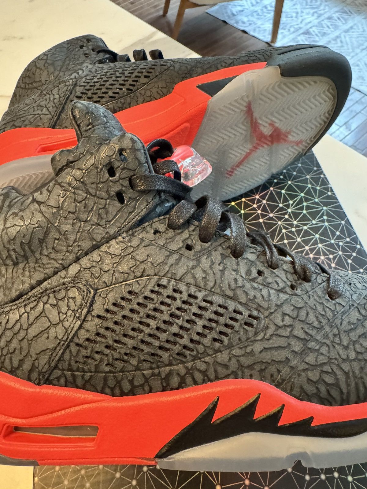 Jordan Brand × Nike Jordan 5 Retro 3Lab5 Infrared Size US 8.5 / EU 41-42 - 4 Thumbnail