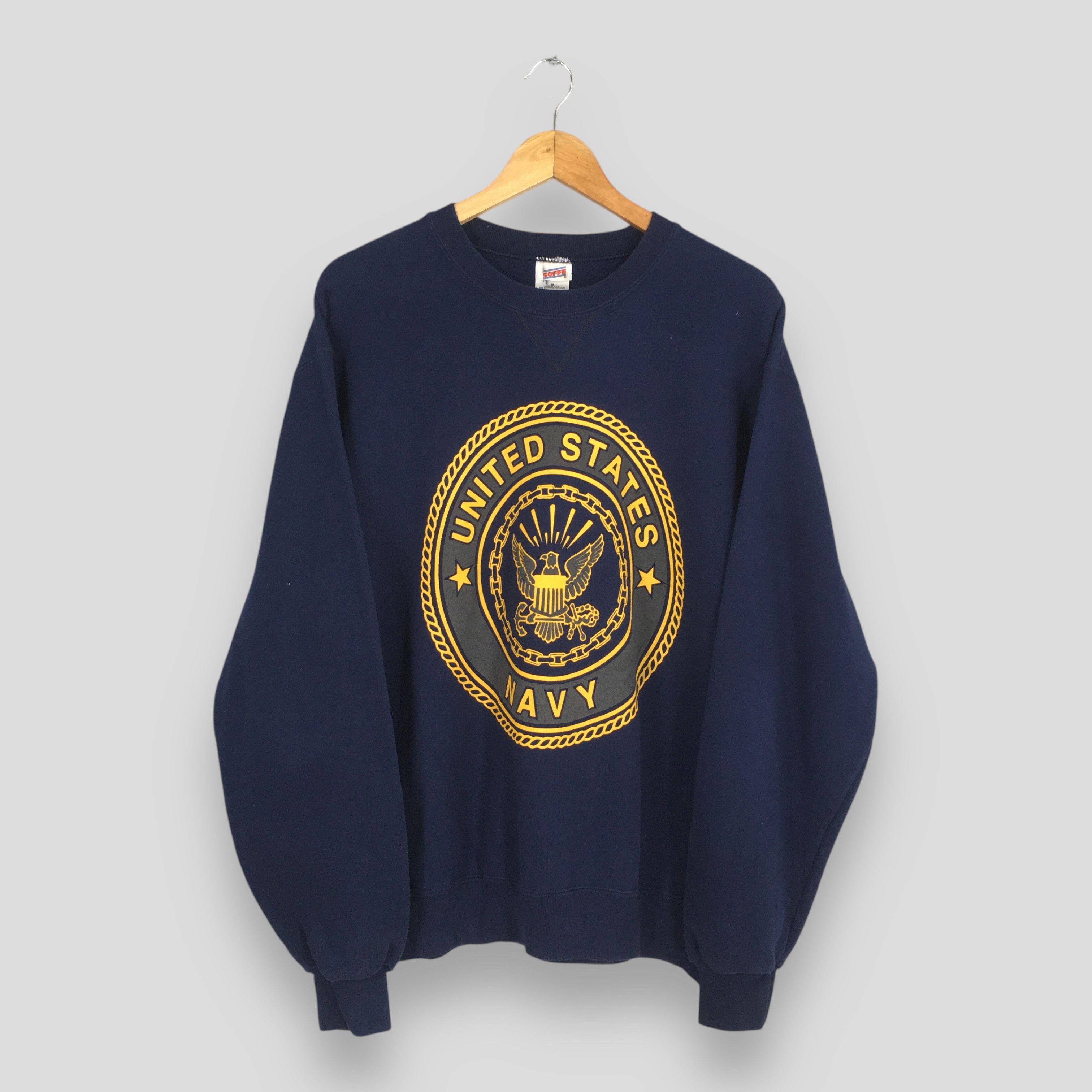 Vintage Vintage United States Navy Sweatshirt Medium Size US M / EU 48-50 / 2 - 1 Thumbnail