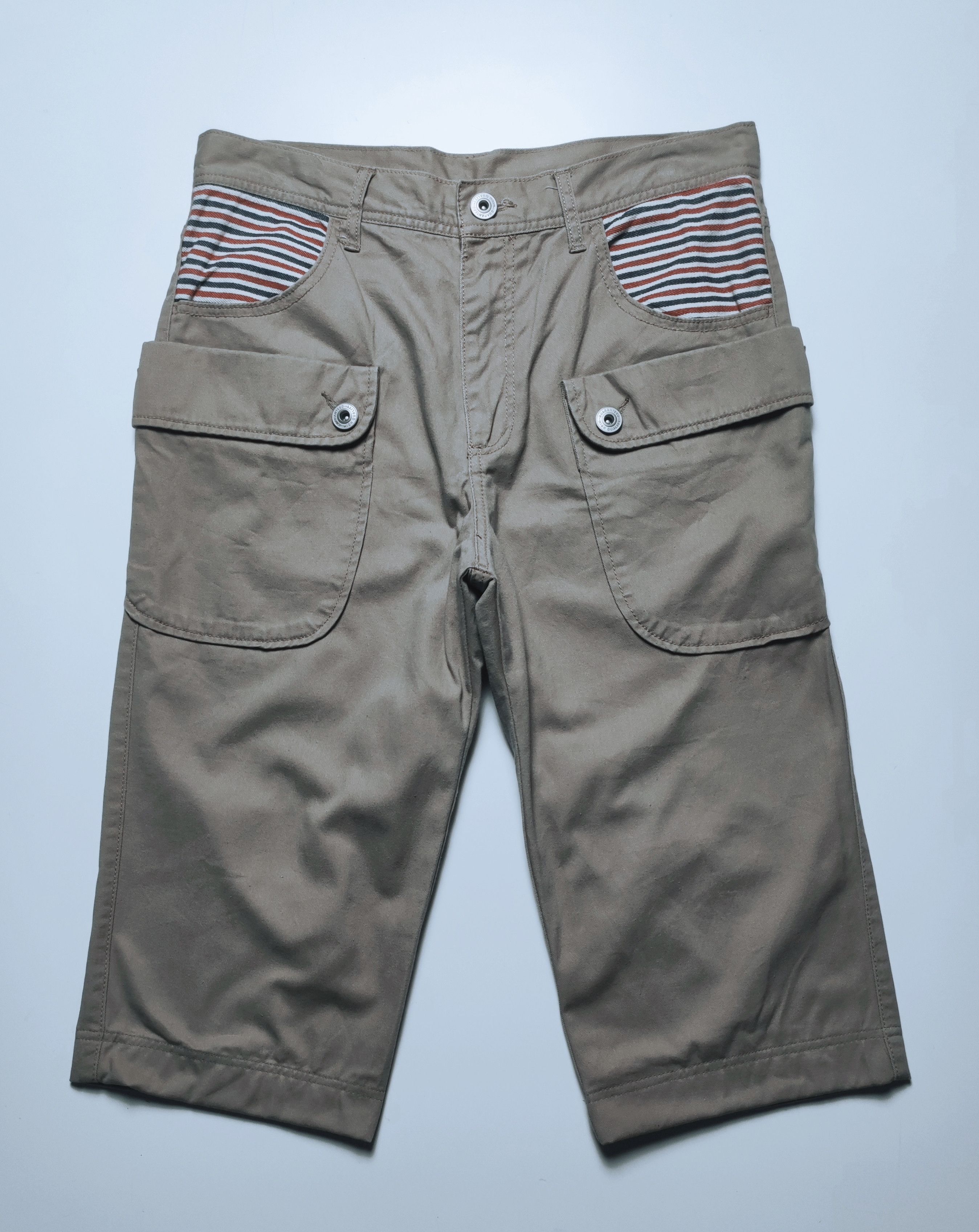 Japanese Brand Japanese Brand Multipocket 3/4 Garderner Monkey Short Pants Size US 32 / EU 48 - 1 Thumbnail