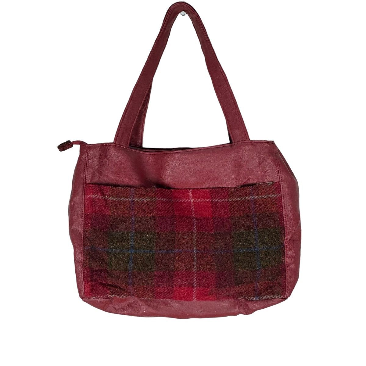 Harris Tweed 🌟HARRIS TWEED RED CHERRY HANDBAG / SHOULDER BAG Size ONE SIZE - 6 Thumbnail