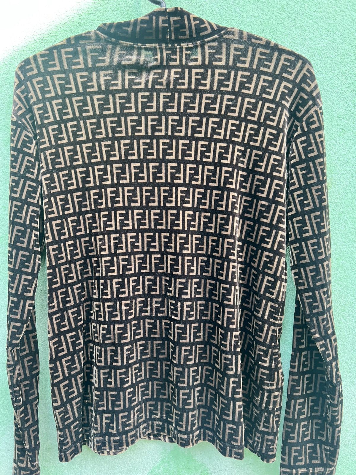 Fendi Fendi Jeans Roma Amor Zucca Monogram Mock Neck Long Sleeve Size M / US 6-8 / IT 42-44 - 5 Thumbnail