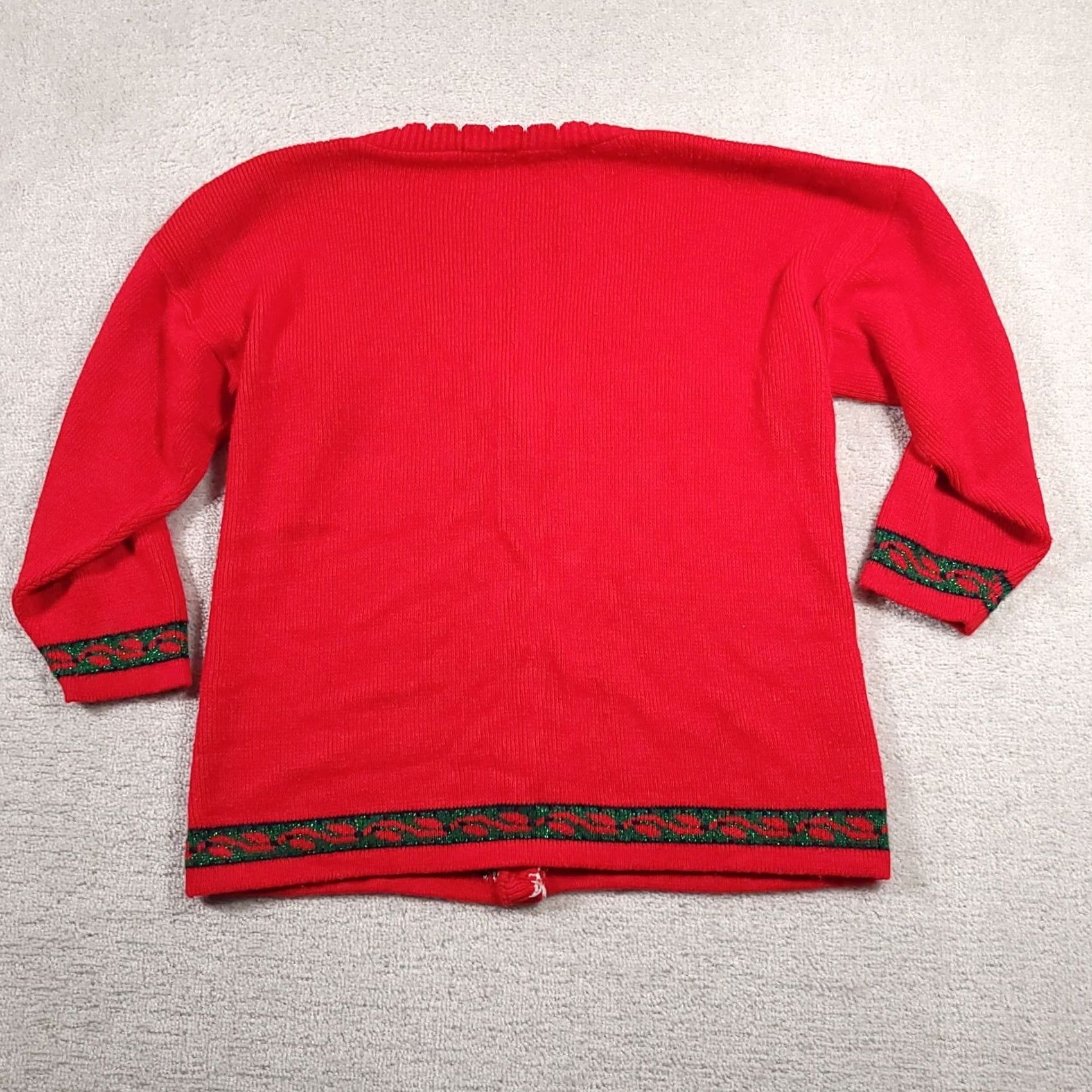 Vintage VINTAGE Nutcracker Christmas Cardigan Sweater Shirt? Size S / US 4 / IT 40 - 3 Thumbnail