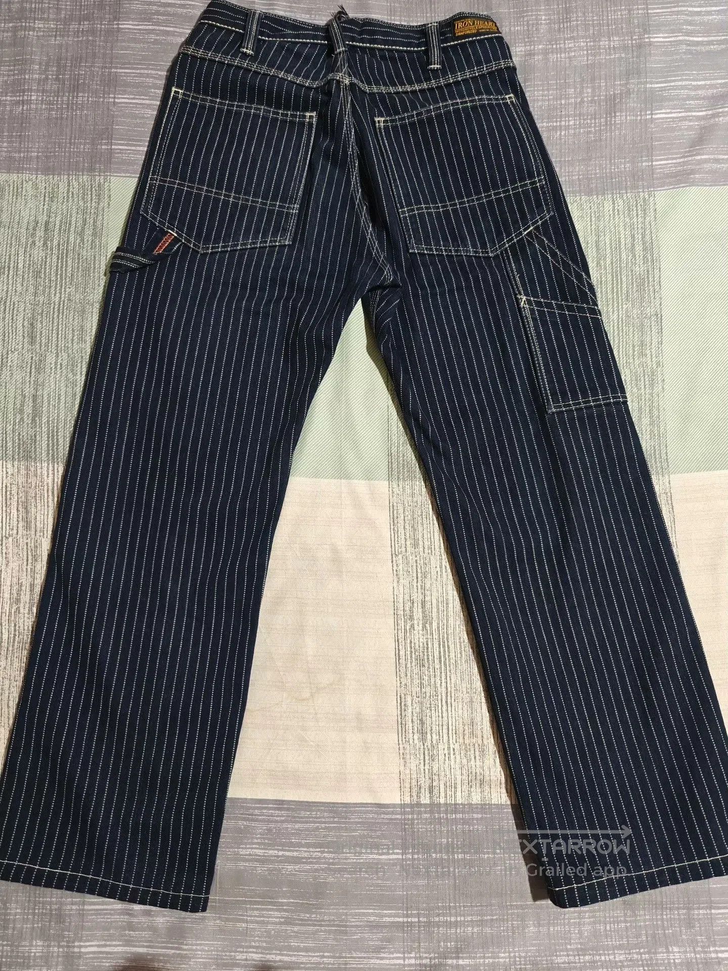 Iron Heart Iron Heart 814 12oz High-Waist Painter Pants. Size US 30 / EU 46 - 4 Thumbnail