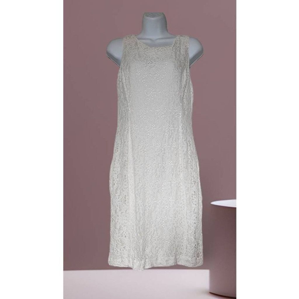 Ralph Lauren Ralph Lauren White Lace Dress Size M / US 6-8 / IT 42-44 - 1 Thumbnail