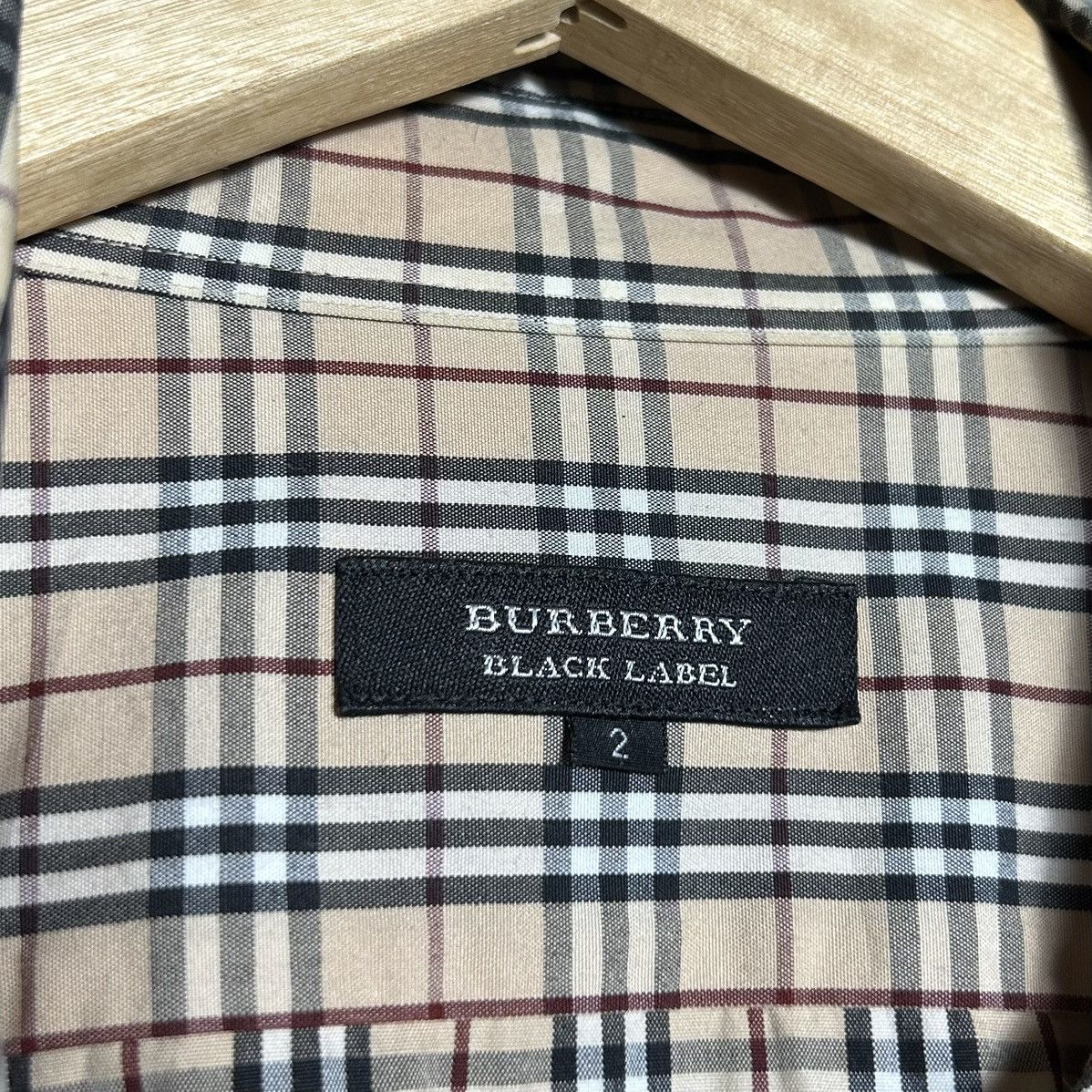 Burberry × Vintage Vintage Burberry Black Label Nova Check Shirt Size US M / EU 48-50 / 2 - 5 Thumbnail