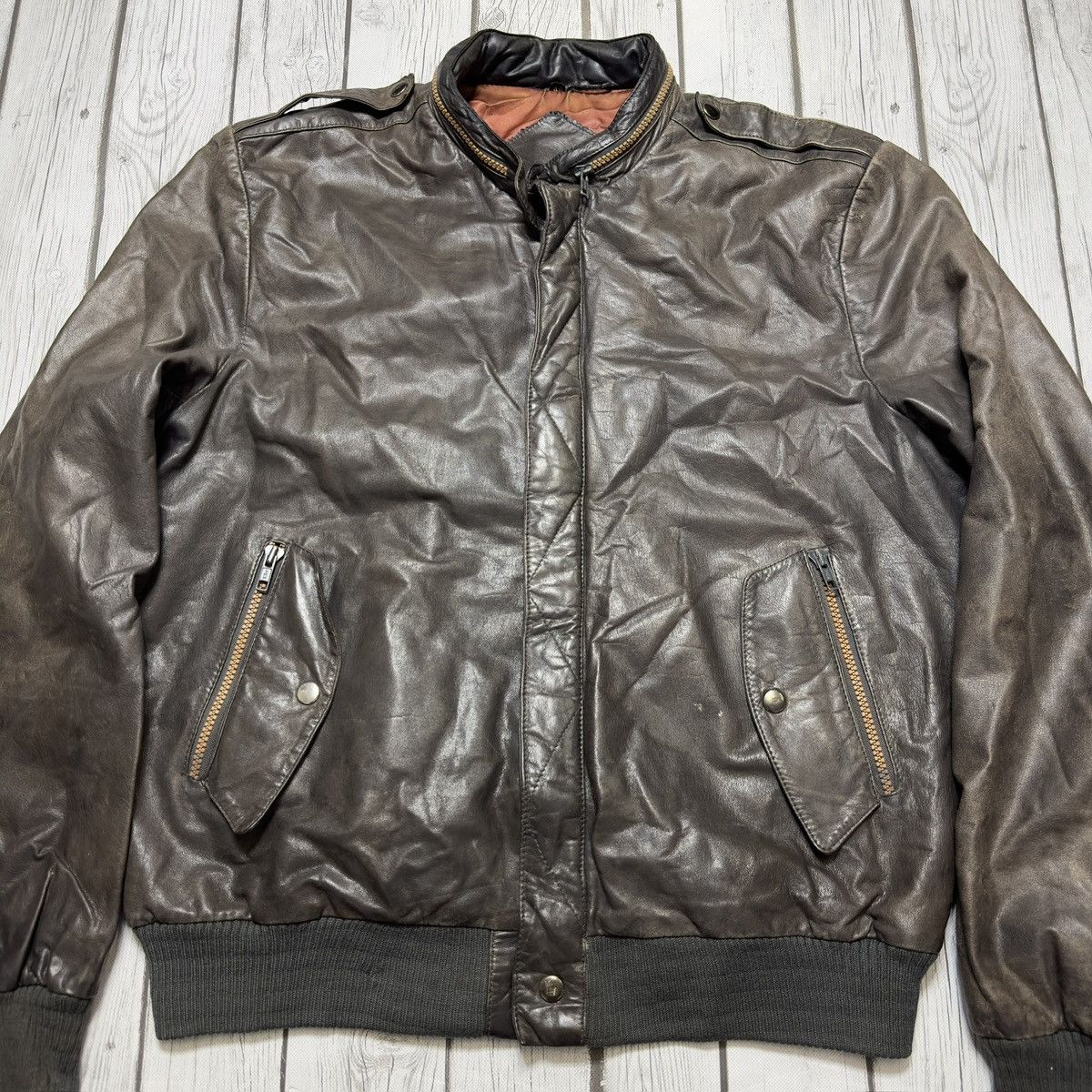 Vintage Vintage leather jacket Size US S / EU 44-46 / 1 - 3 Thumbnail
