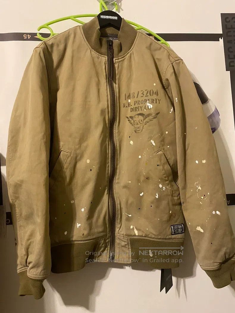 Neighborhood Neighborhood Large Splatter Deck Jacket, Flight Jacket Size US M / EU 48-50 / 2 - 1 Thumbnail