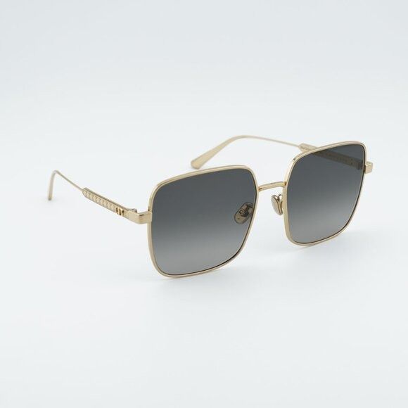 Dior Dior DIORCANNAGE S1U B0A1 Sunglasses Gold Square Frame Size ONE SIZE - 8 Thumbnail