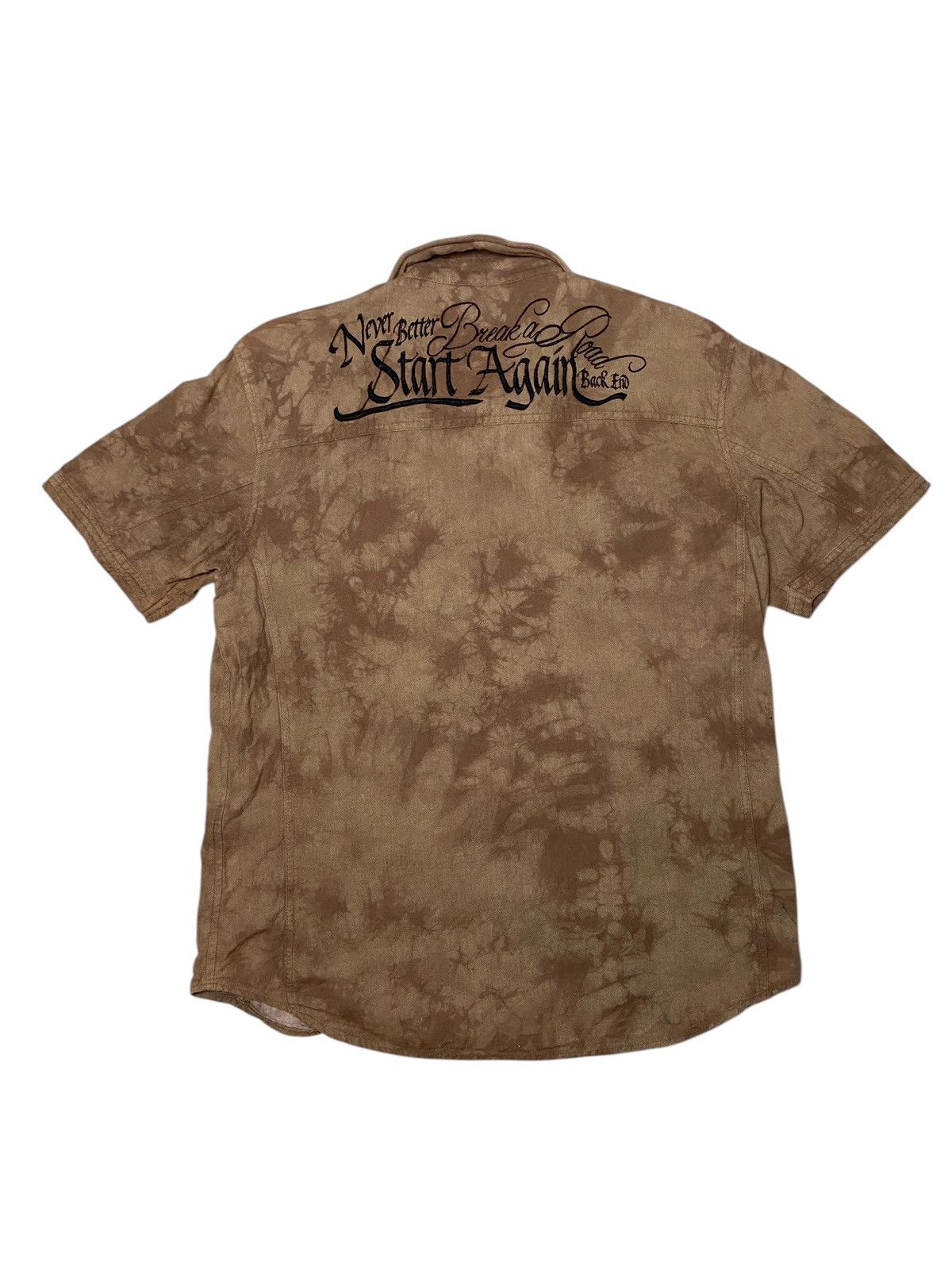 If Six Was Nine 2000's In The Attic Poem Mudwash Button Ups Size US M / EU 48-50 / 2 - 6 Thumbnail