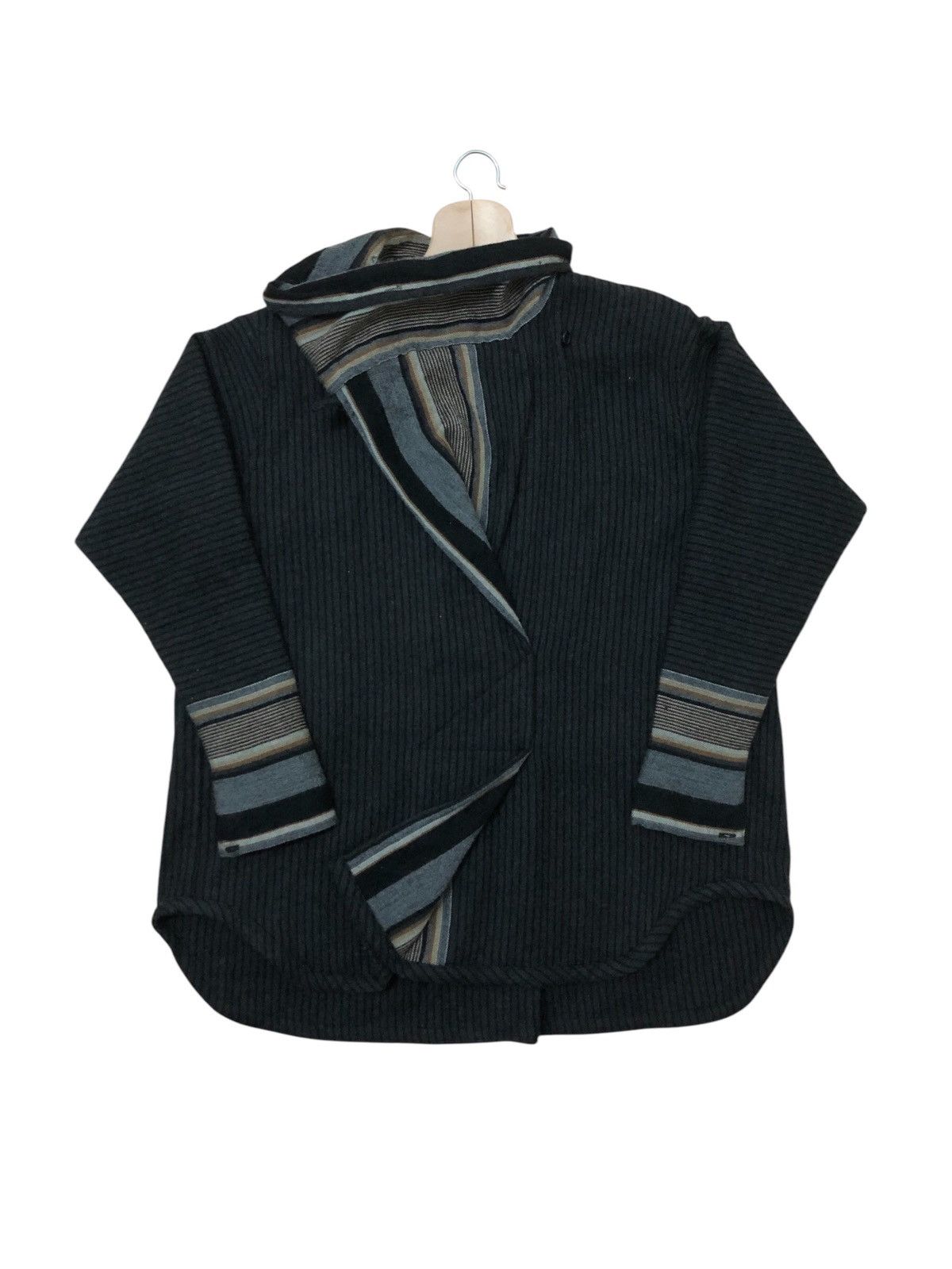 Issey Miyake × Vintage Vintage 70’s Issey Miyake Turtle Neck Sweaters Wool Size US L / EU 52-54 / 3 - 1 Thumbnail