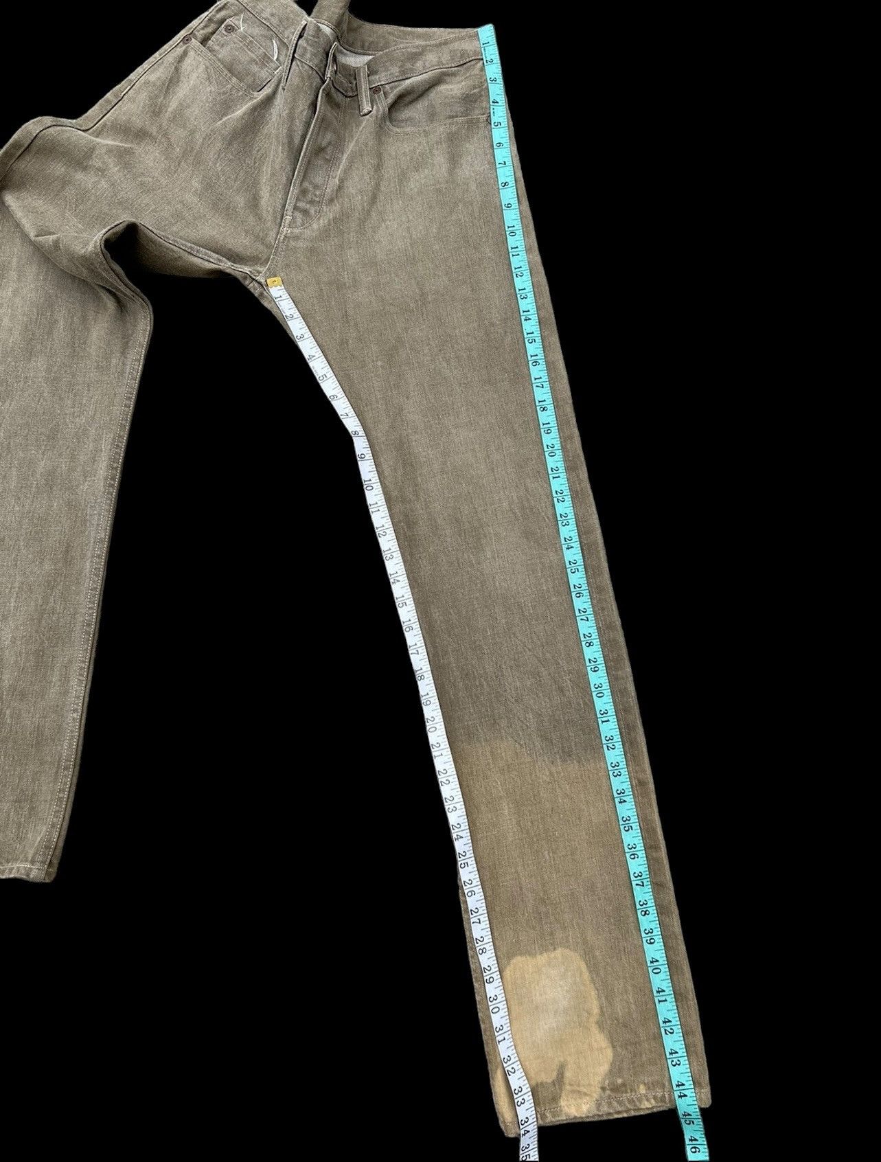 Todd Snyder Todd Snyder NY Damaged Color Denim Selvedge Jeans Size US 32 / EU 48 - 5 Thumbnail