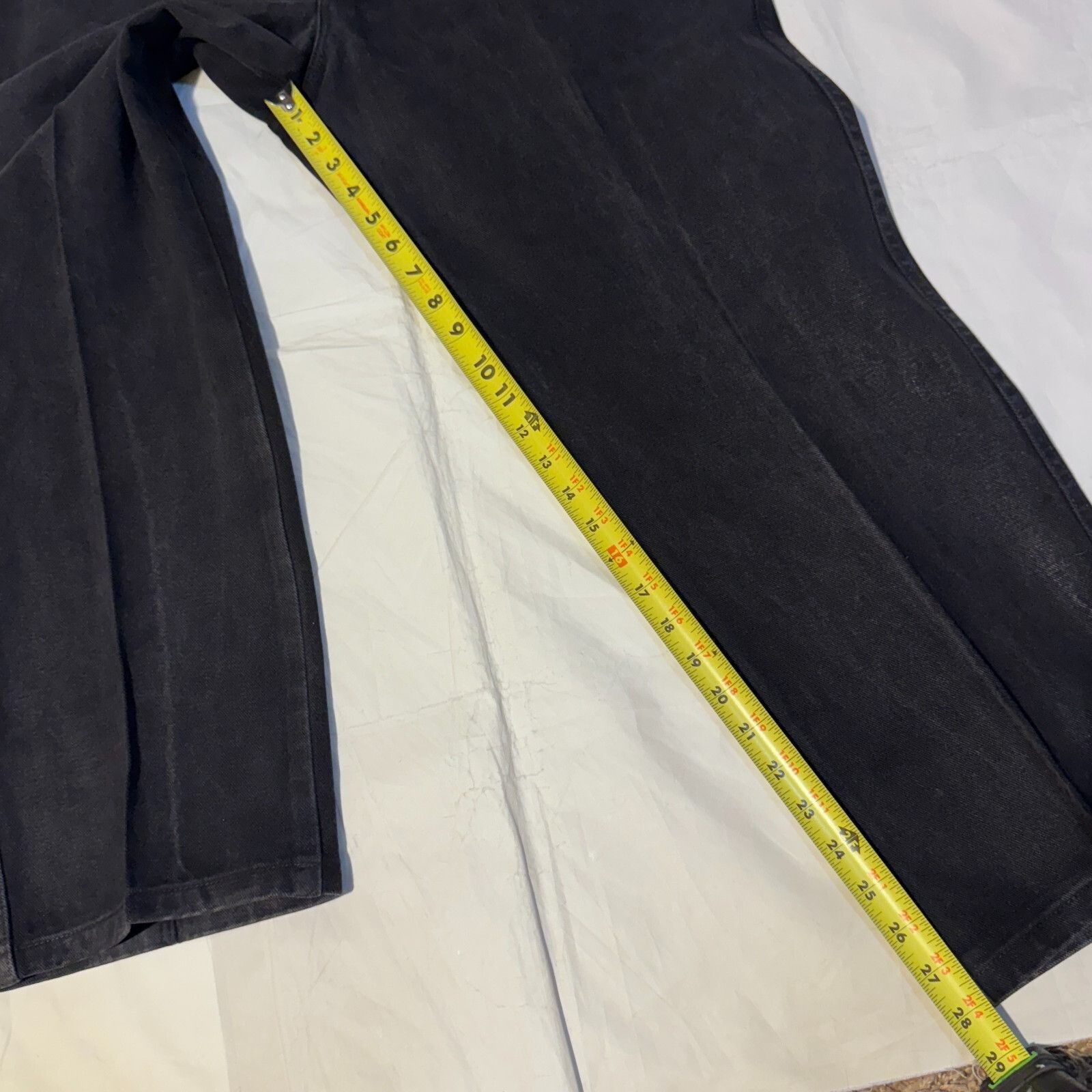 Harley Davidson Harley Davidson Jeans Womens 32x28 Black Denim Biker USA Boo Size 24" / US 00 / IT 34 - 6 Thumbnail