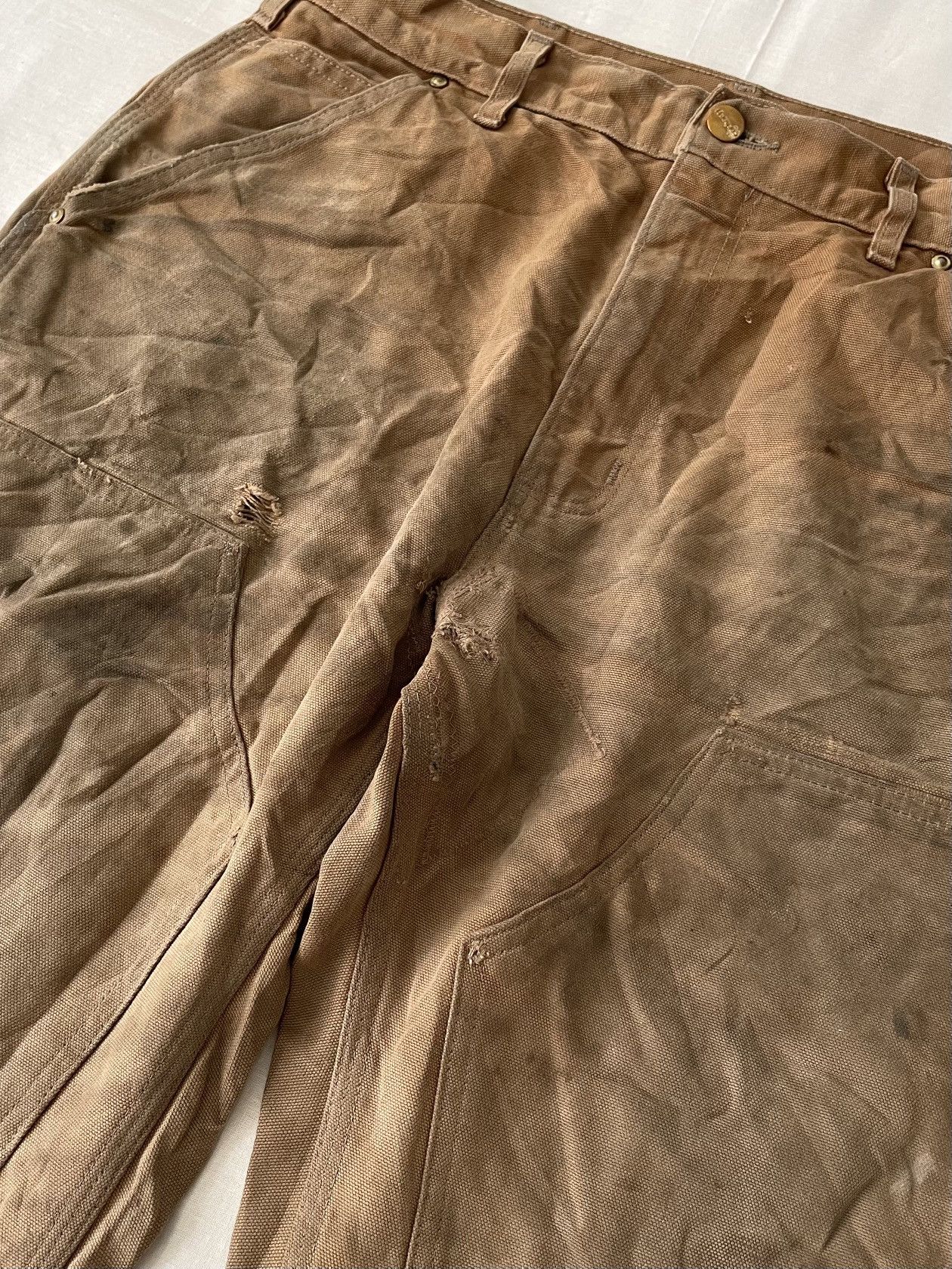 Carhartt Distressed Carhartt Double Knee Cargo Pants Vintage USA Size US 32 / EU 48 - 6 Thumbnail
