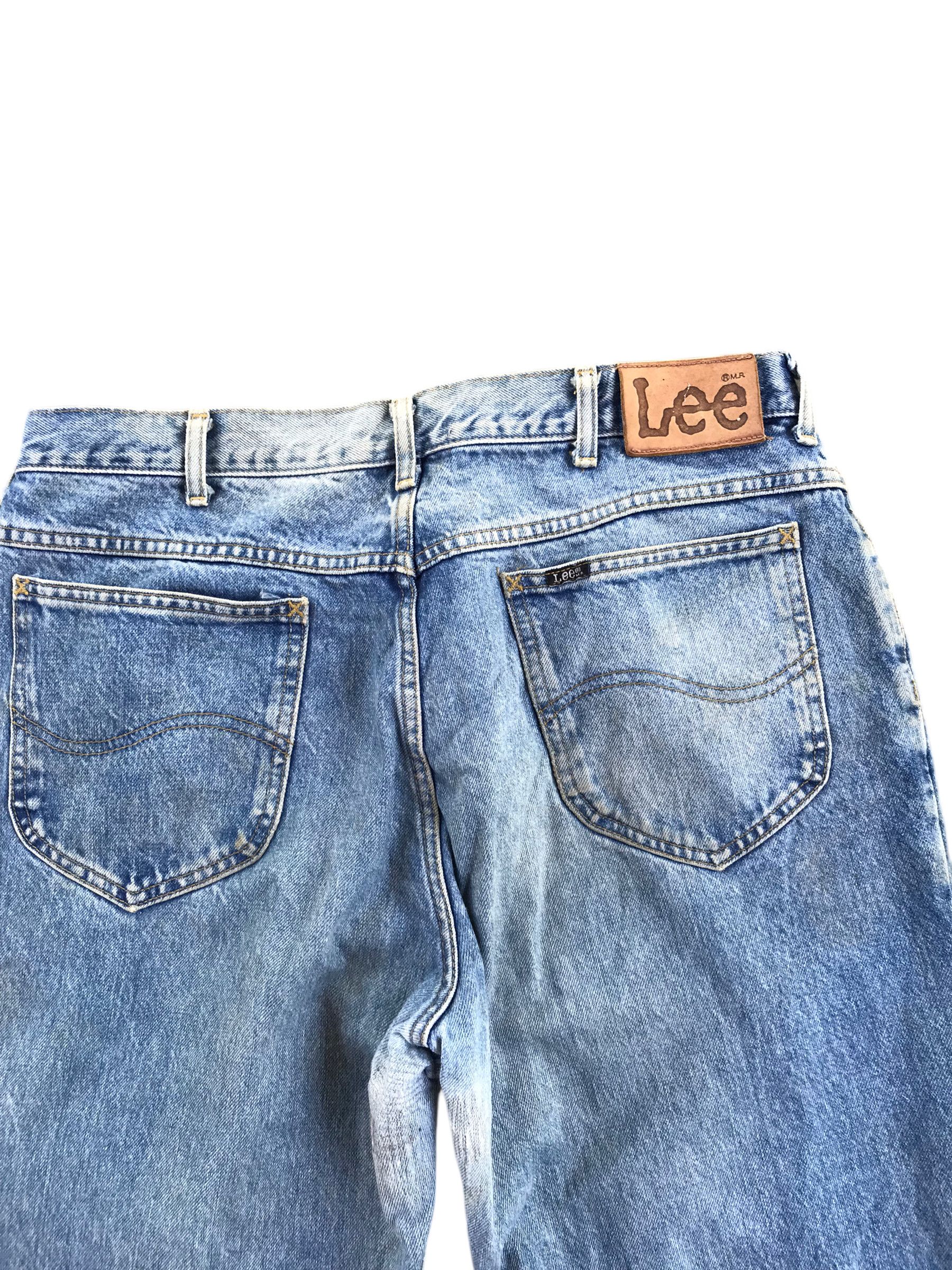 Tornado Mart Vtg 90s Lee Rider Distressed Denim-Size 34-if six was nine Size US 34 / EU 50 - 10 Thumbnail
