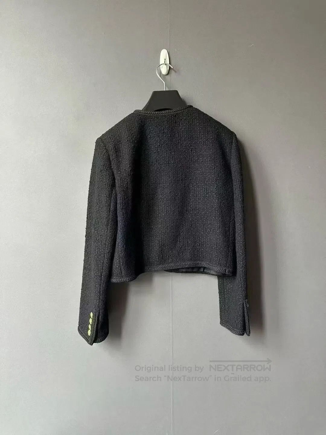 Celine CELINE Hit Three-Button Tweed Jacket| Size M / US 6-8 / IT 42-44 - 2 Thumbnail