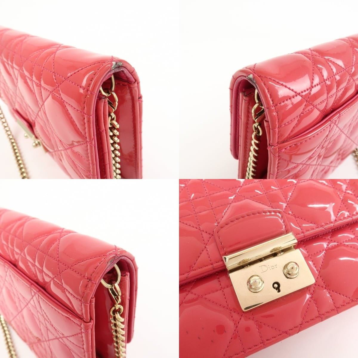 Christian Dior Monsieur Christian Dior Patent Leather Shoulder Bag Size ONE SIZE - 6 Thumbnail