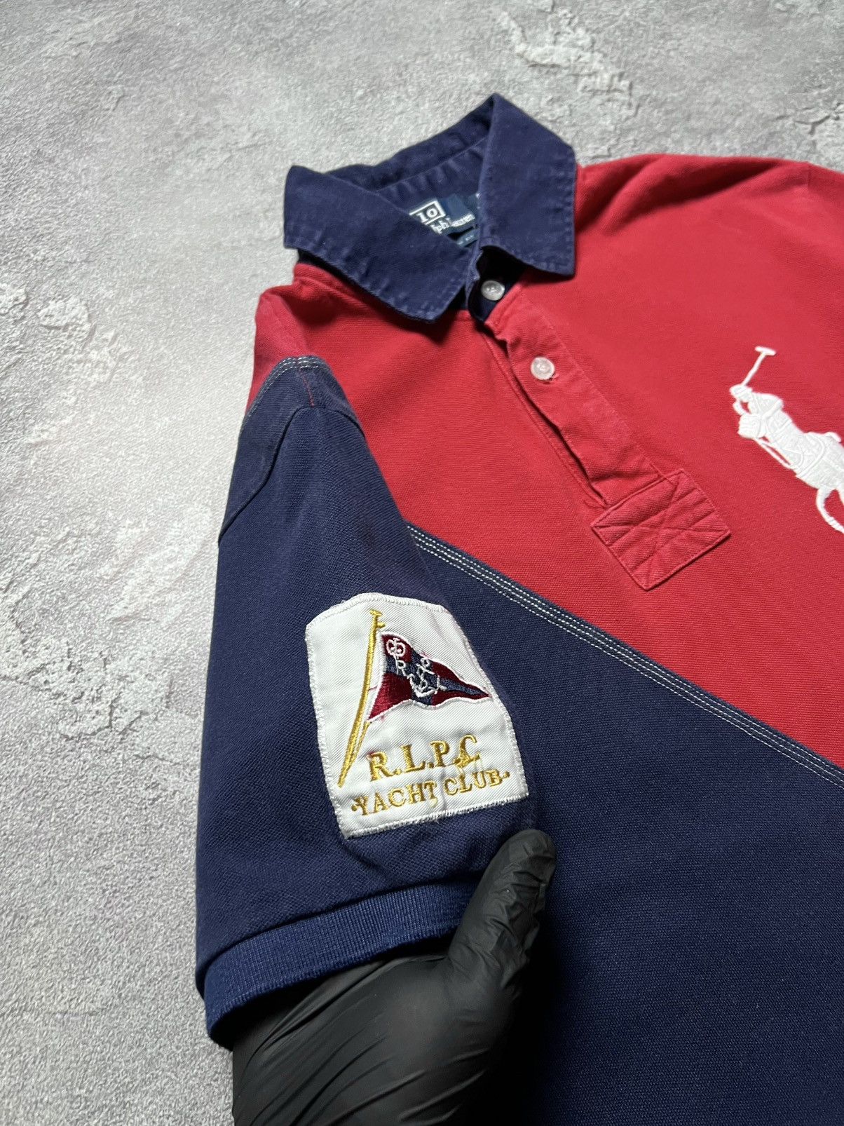 Polo Ralph Lauren Vintage Ralph Lauren Striped Chief Keef Big Pony Logo T-Shir Size US M / EU 48-50 / 2 - 8 Thumbnail