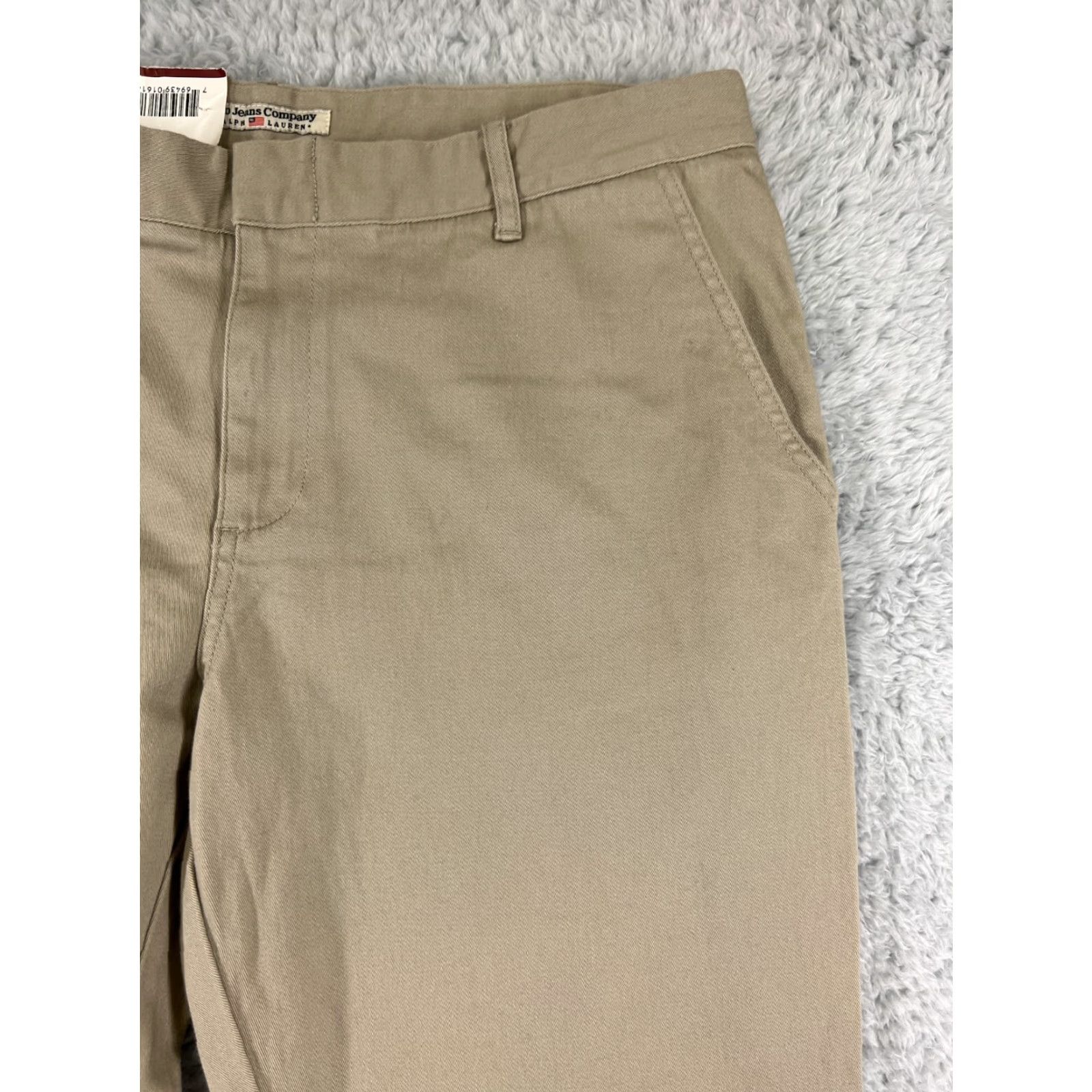 Polo Ralph Lauren Polo Ralph Lauren Women's Pants Size 14 Beige Twill Bootcut Stretch Jeans Size 36" / US 14 / IT 50 - 7 Thumbnail