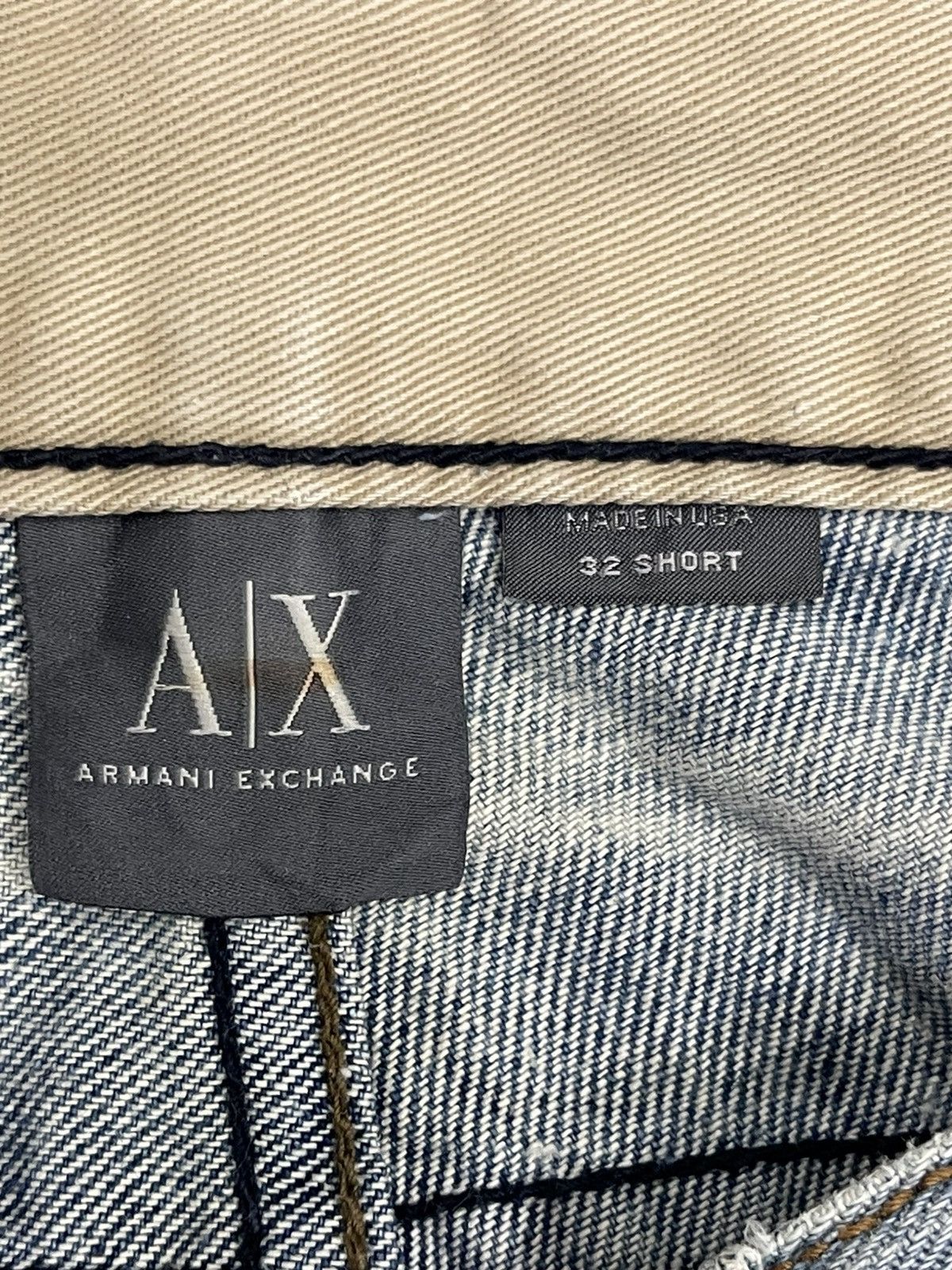 Armani Exchange Vintage Armani Exchange Flared Distressed Denim Made in USA Size US 32 / EU 48 - 7 Thumbnail