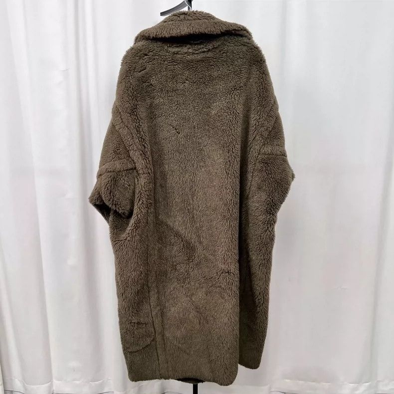 Max Mara Max Mara Teddy Bear Coat Olive Green Size M / US 6-8 / IT 42-44 - 2 Thumbnail