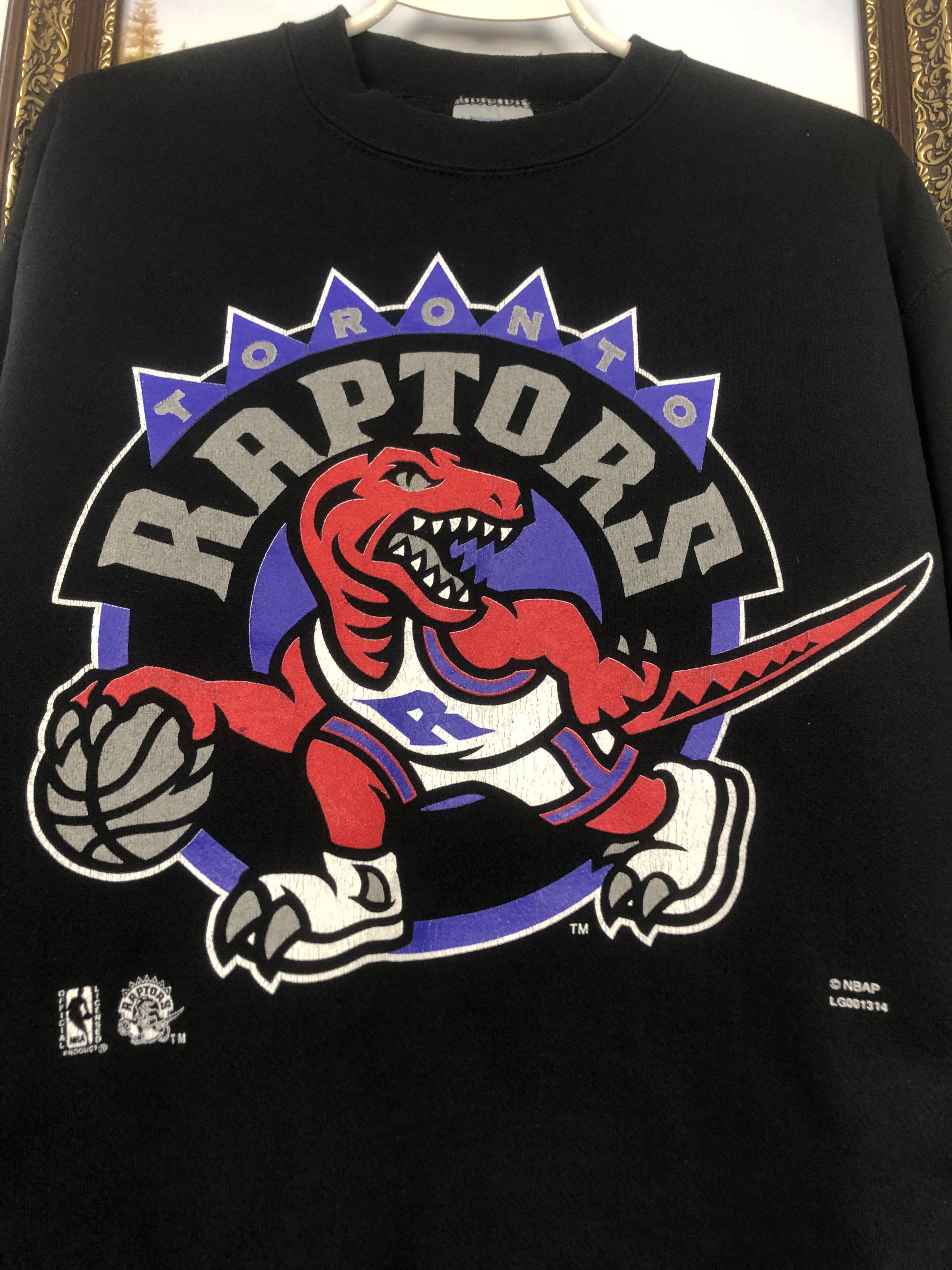 NBA × Vintage Vintage Toronto Raptors NBA Sweatshirt Crewneck Over Print Size US M / EU 48-50 / 2 - 3 Thumbnail