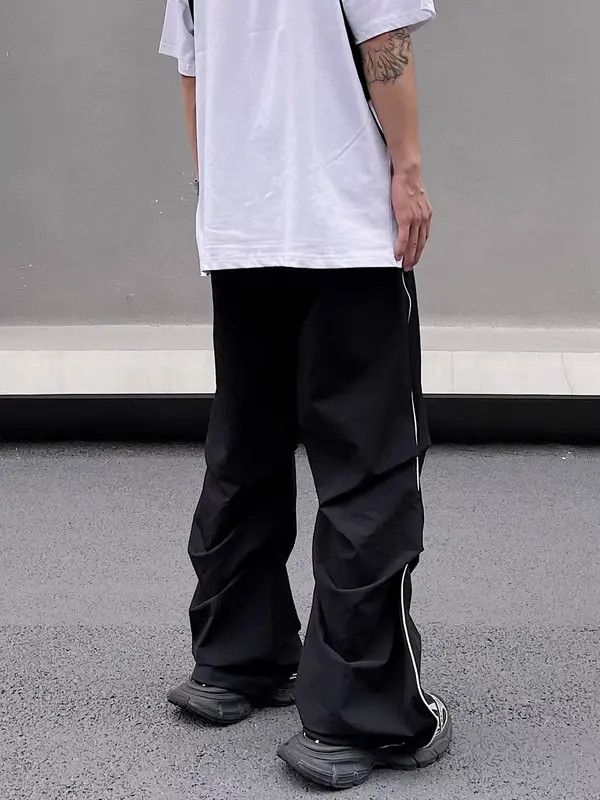 VIBE Black High Street Vintage Loose Casual Pants Size US 32 / EU 48 - 6 Thumbnail