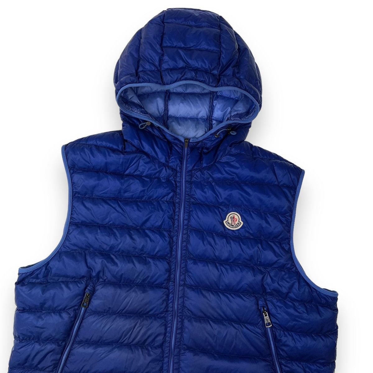 image of Moncler Morellet Royal Blue Gilet, Men's (Size XL)