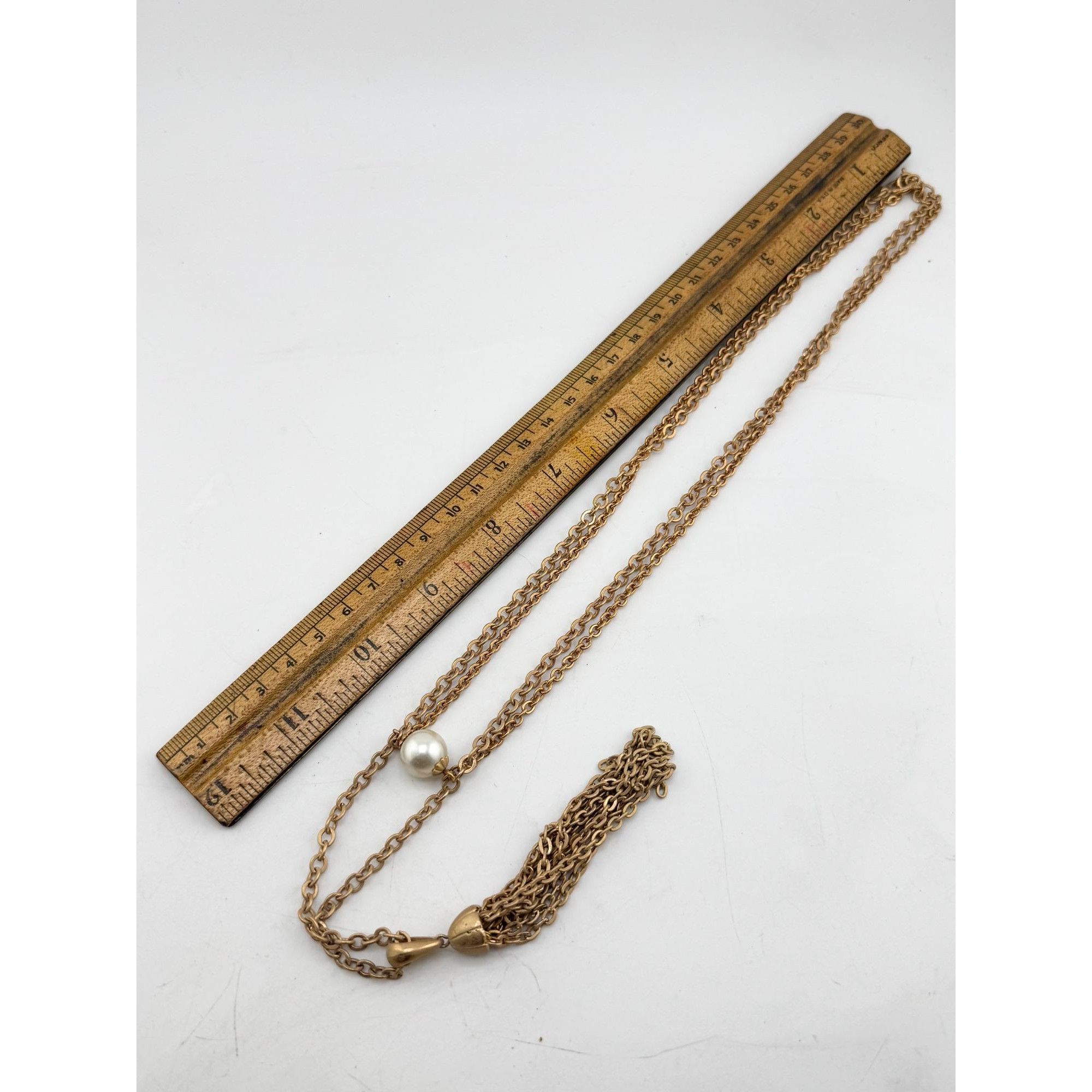 Vintage Vintage Sarah Coventry faux pearl multi chain tassel multi s Size ONE SIZE - 6 Thumbnail
