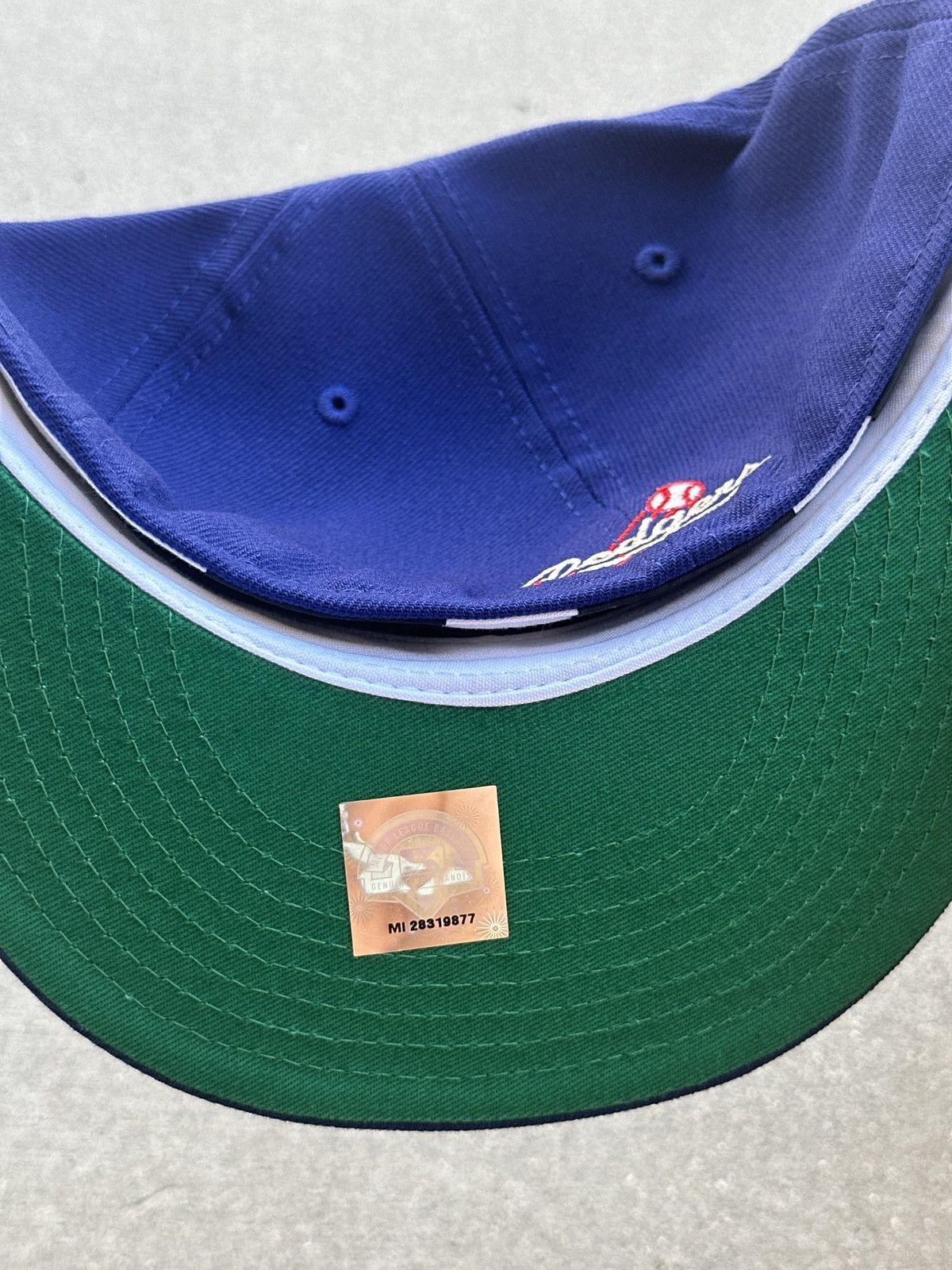 MLB × MyFitteds × New Era Montreal Royals Brooklyn Dodgers Jackie Robinson Hat 7 1/4 Size ONE SIZE - 3 Thumbnail