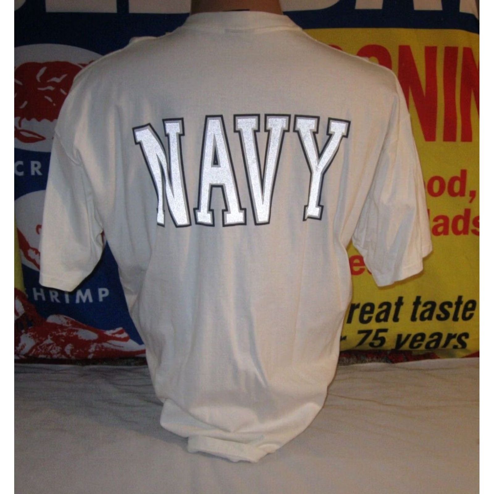 Soffe Soffe's Choice United States Navy T Shirt Men XL Blue Vintage USA Navy 90s Graphic Print Short Sleeve Size US XL / EU 56 / 4 - 7 Thumbnail