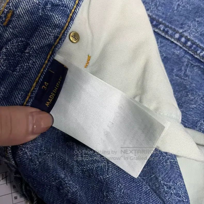 Louis Vuitton Louis Vuitton Blue jacquard skate jeans Size US 34 / EU 50 - 3 Thumbnail