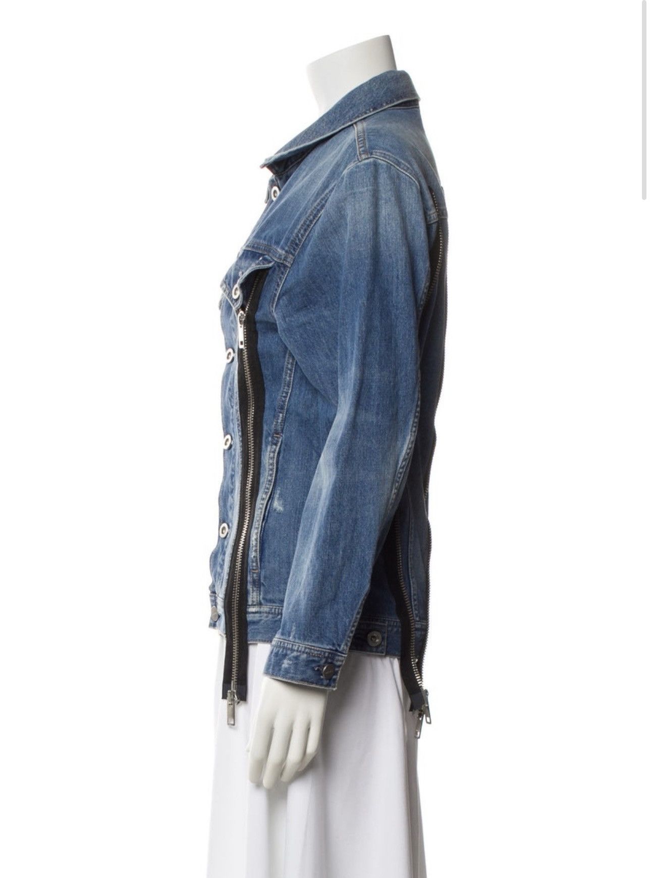 Diesel Diesel Denim Zipper’D Jacket Size XS / US 0-2 / IT 36-38 - 2 Thumbnail