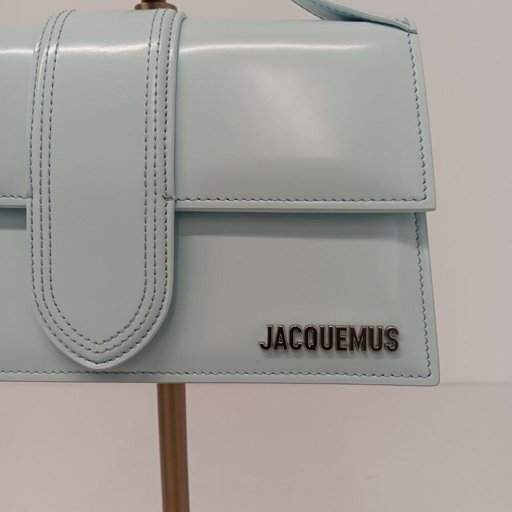 Jacquemus Jacquemus Le Grand Bambino Crossbody Bag - Light Blue Size ONE SIZE - 4 Thumbnail