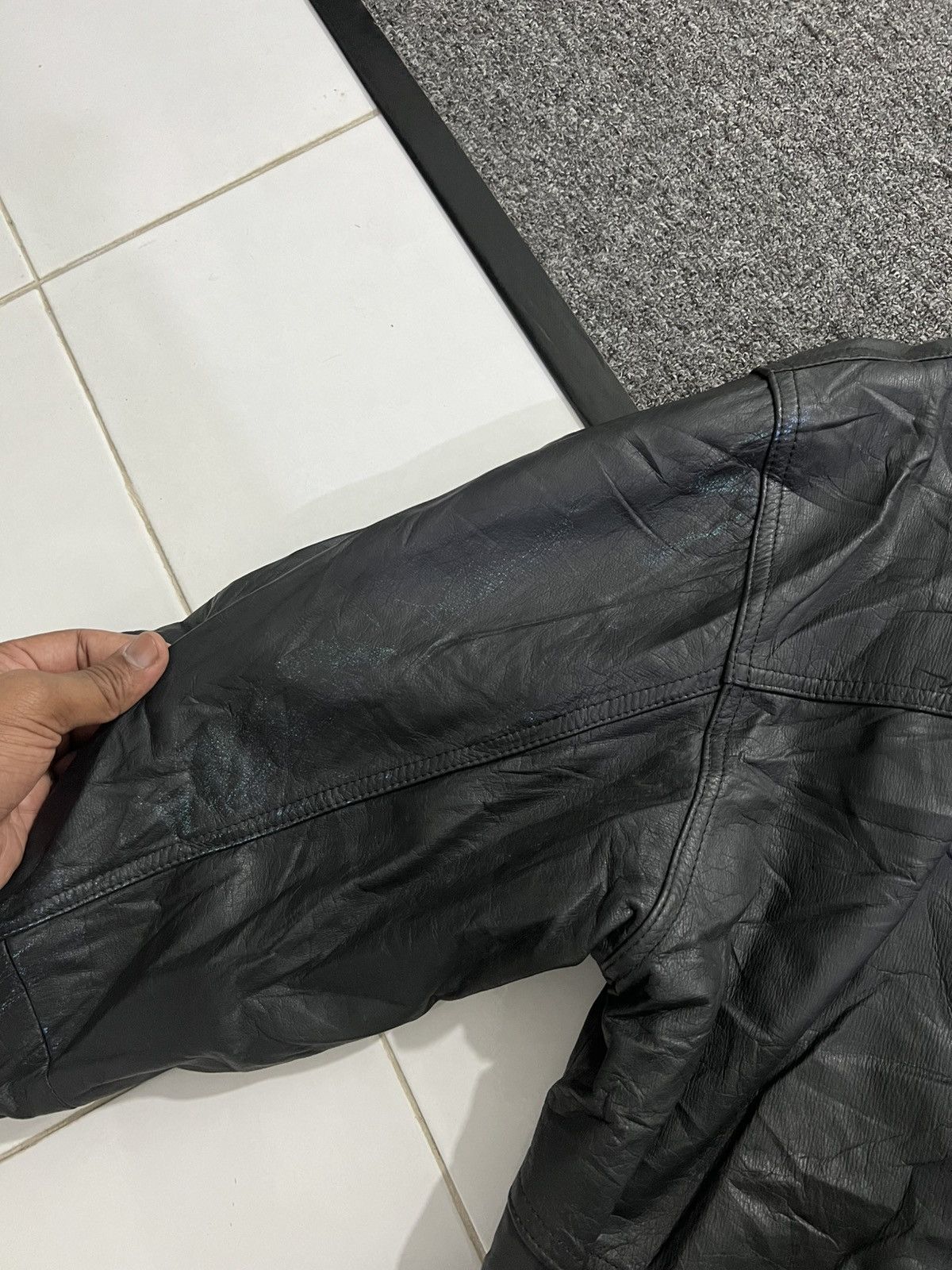 Genuine Leather VIA NUOVA PELLE COWSKIN LEATHER JACKET Size US XL / EU 56 / 4 - 16 Thumbnail