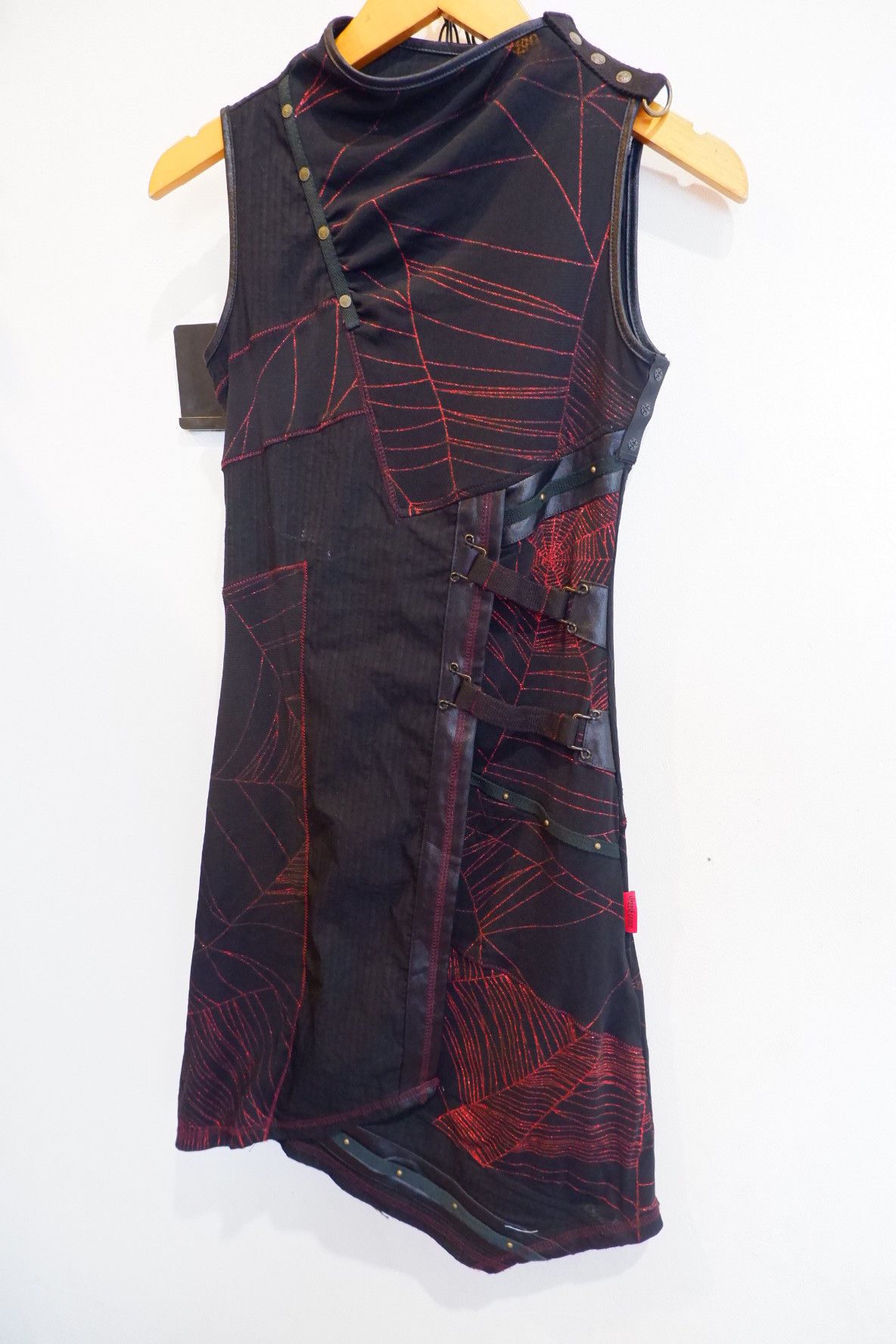 Japanese Brand Y2K Punk Gothic Ozz Croce Web Spider Dress Size M / US 6-8 / IT 42-44 - 3 Thumbnail