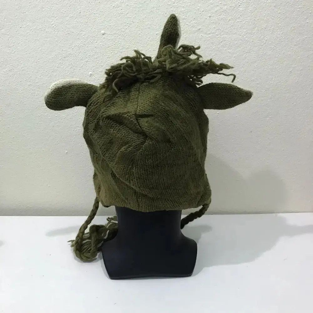 Vintage Japanese Brand Horse Face Beanie Hat Size ONE SIZE - 4 Thumbnail