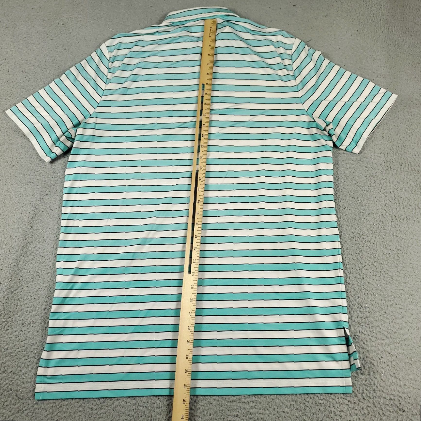 Ralph Lauren RLX Ralph Lauren Polo Shirt Mens Large Blue Striped Golf Short Sleeve Polo Shirt Mens Large Blue Striped Golf Short Sleeve Size US L / EU 52-54 / 3 - 3 Thumbnail