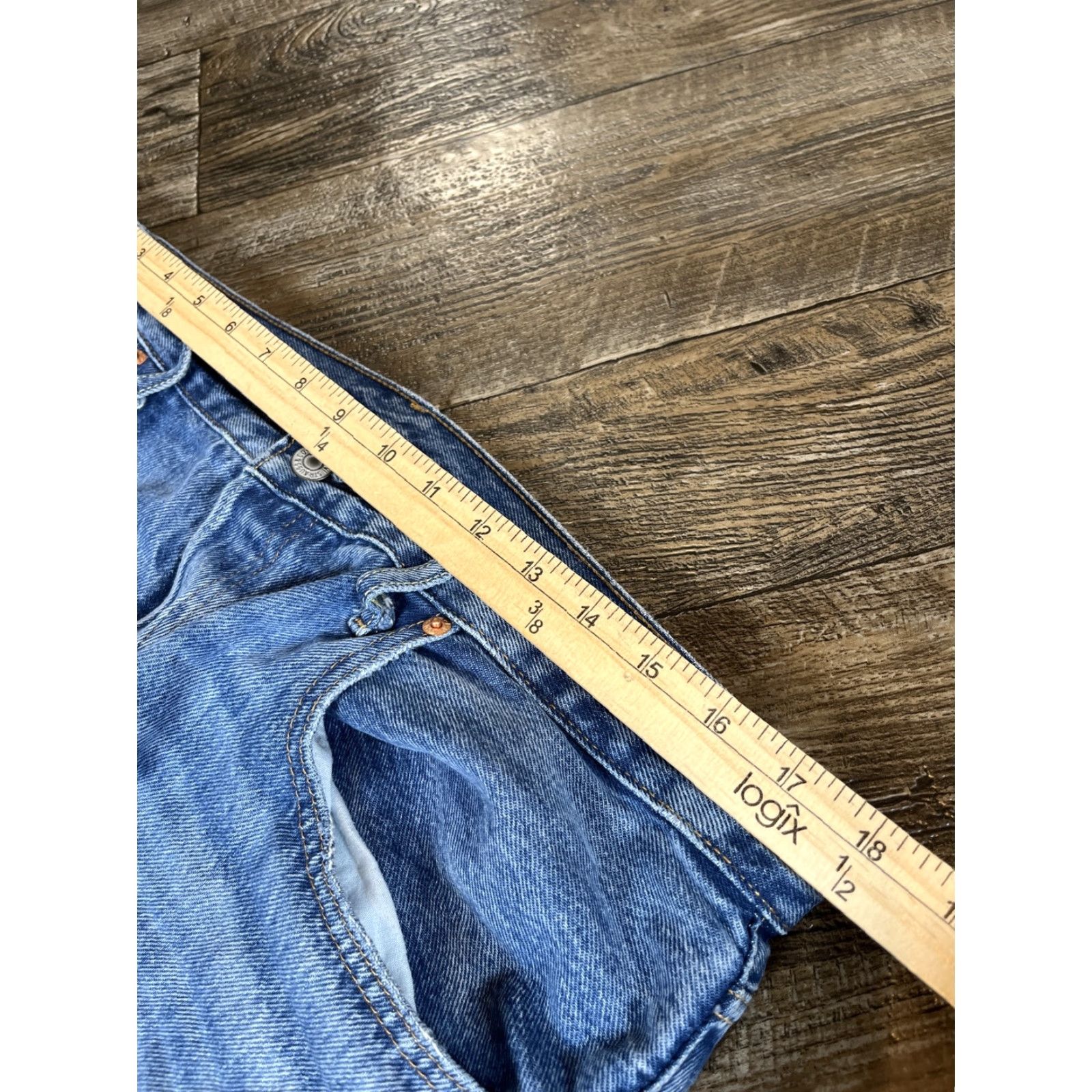 Levi's Levi's 501 Jeans Mens 36x30 Denim Light Wash Button Fly Straight Regular 5-Pocket City 90s Vintage Big E Pair Jeans Mens Size US 36 / EU 52 - 5 Thumbnail