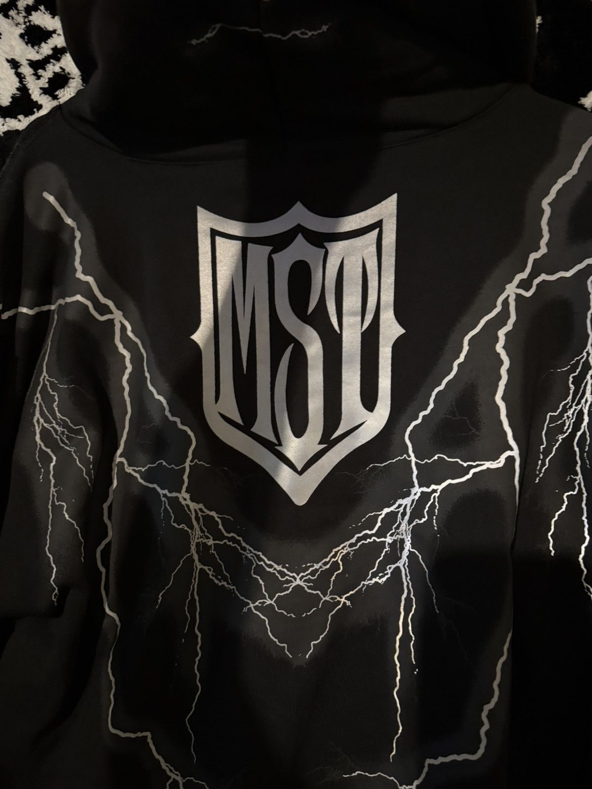Missing Since Thursday MST black and white Lightning hoodie Size US M / EU 48-50 / 2 - 4 Thumbnail