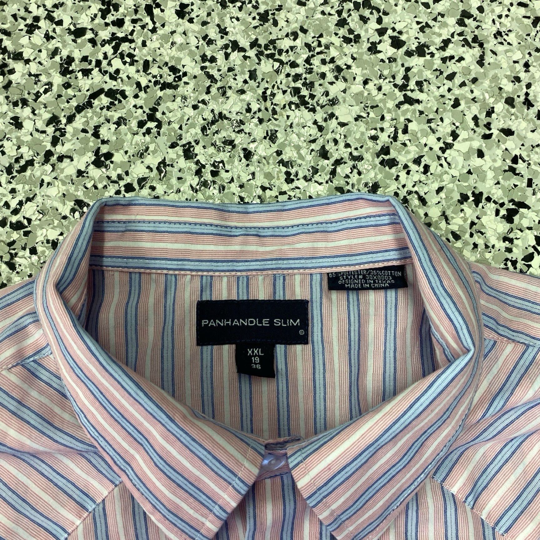 Vintage VINTAGE Panhandle Slim Pearl Snap Western Shirt Pink Stripe XXL Men’s Button-Up Western Pearl Snap Shirt Size US XXL / EU 58 / 5 - 2 Thumbnail