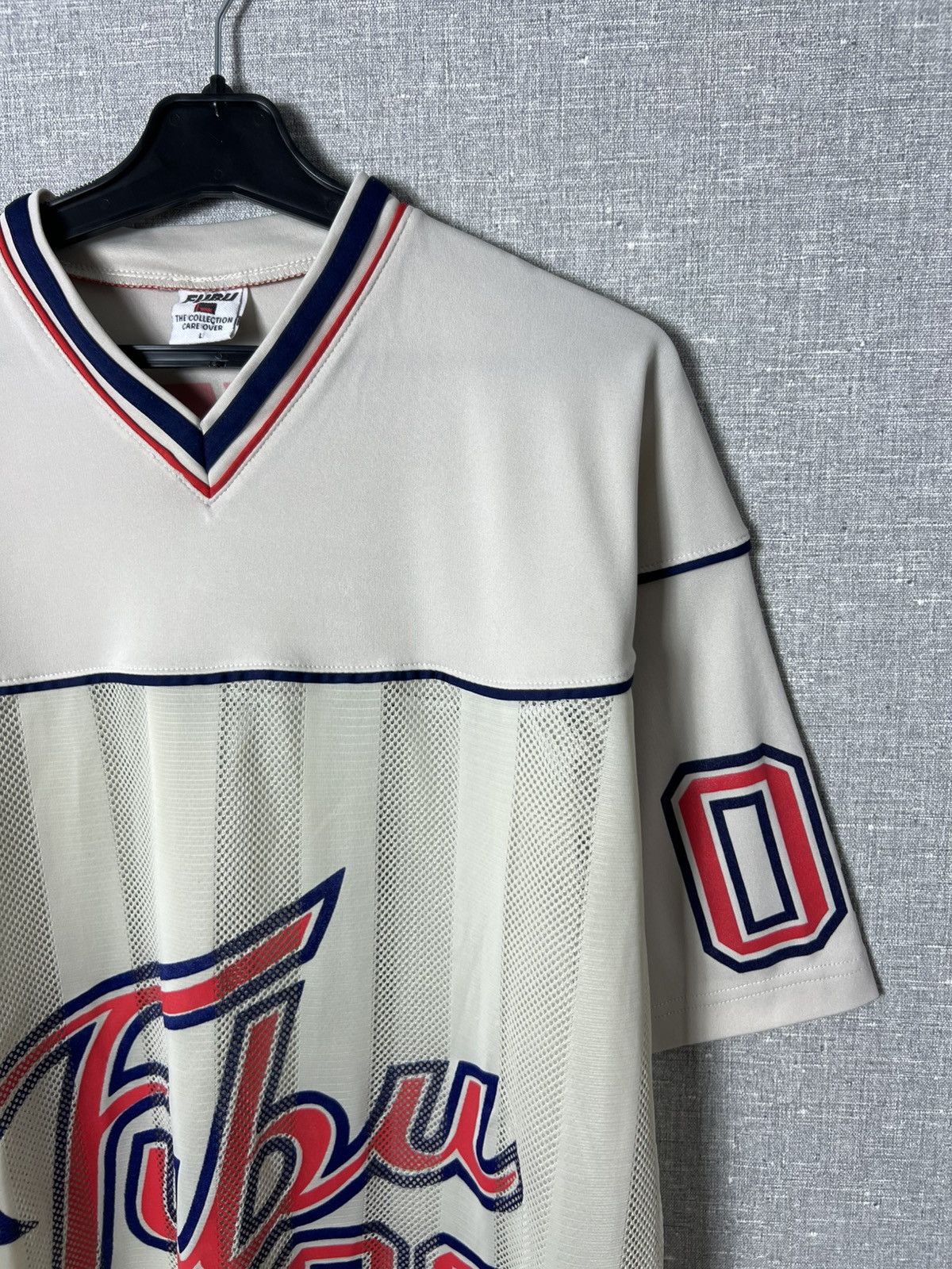 Fubu × Rap Tees Vintage Mesh Jersey T-Shirt FUBU 05 Big Logo Size L Size US L / EU 52-54 / 3 - 5 Thumbnail