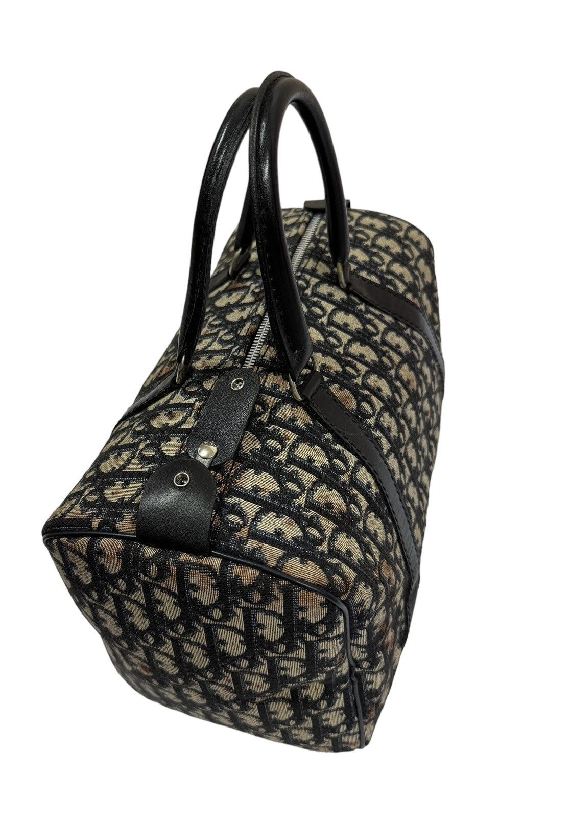 Dior Christian Dior Monogram Blue Oblique Canvas Boston Bag Size ONE SIZE - 15 Thumbnail